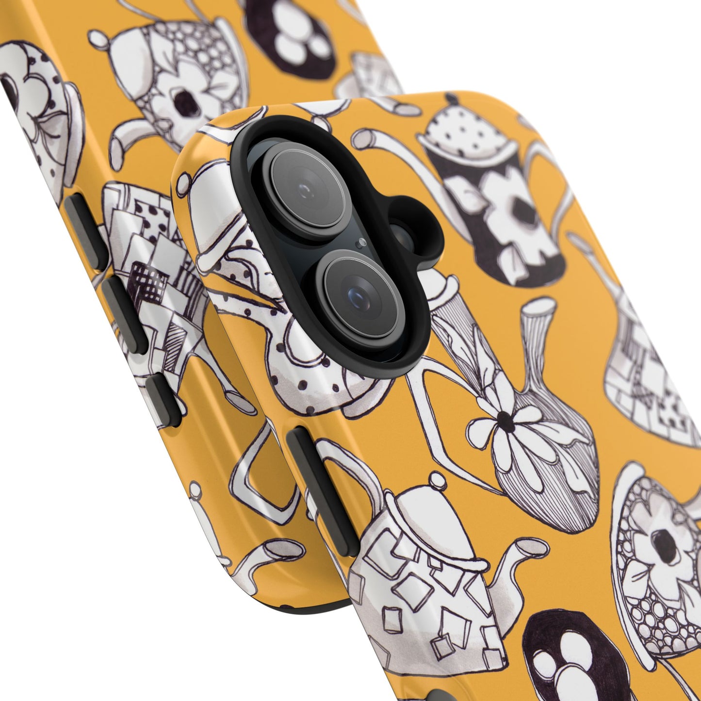 Fancy Pots Yellow Phone Case