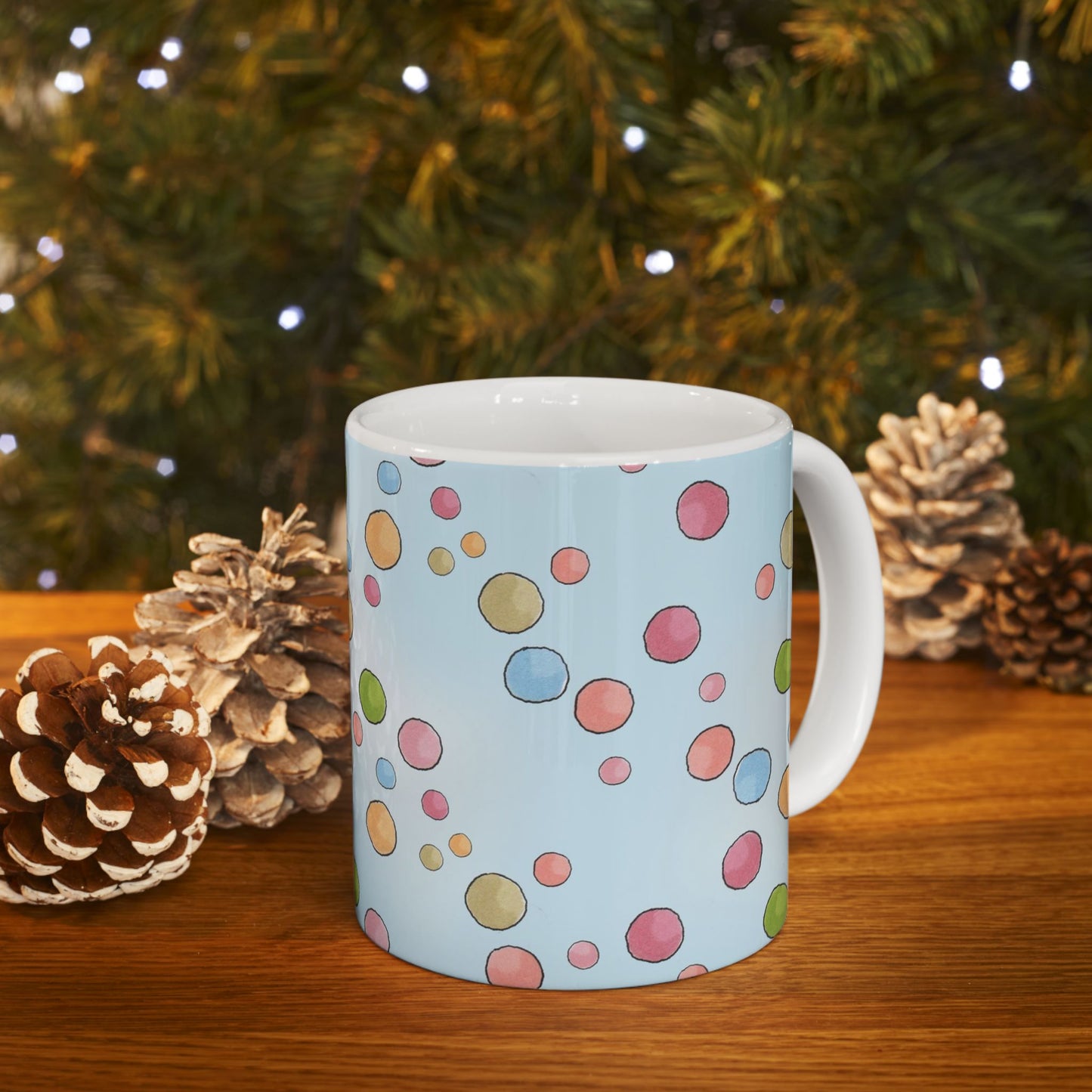 Clown Dots Blue Sky Cup