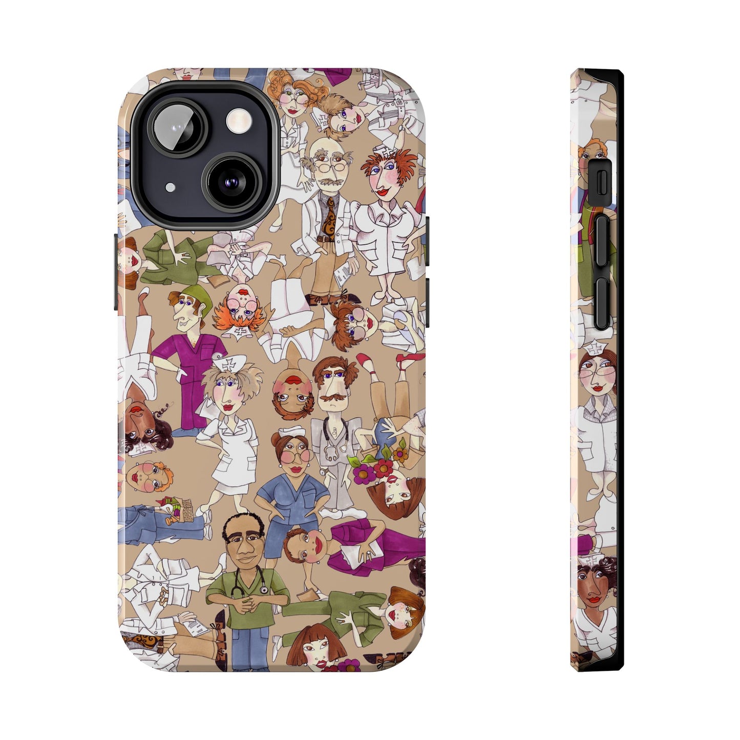 Diverse Nurse Khaki Phone Case