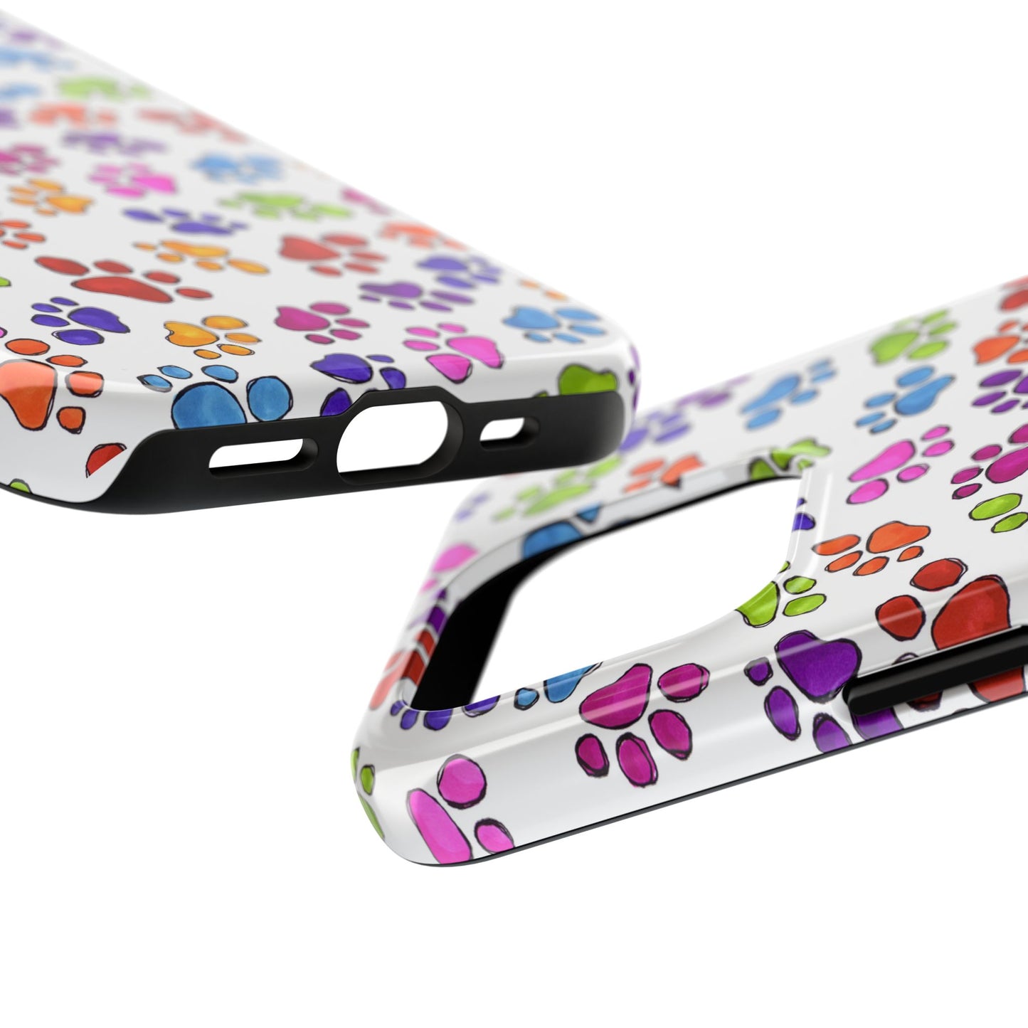 Fancy Paws White Phone Case