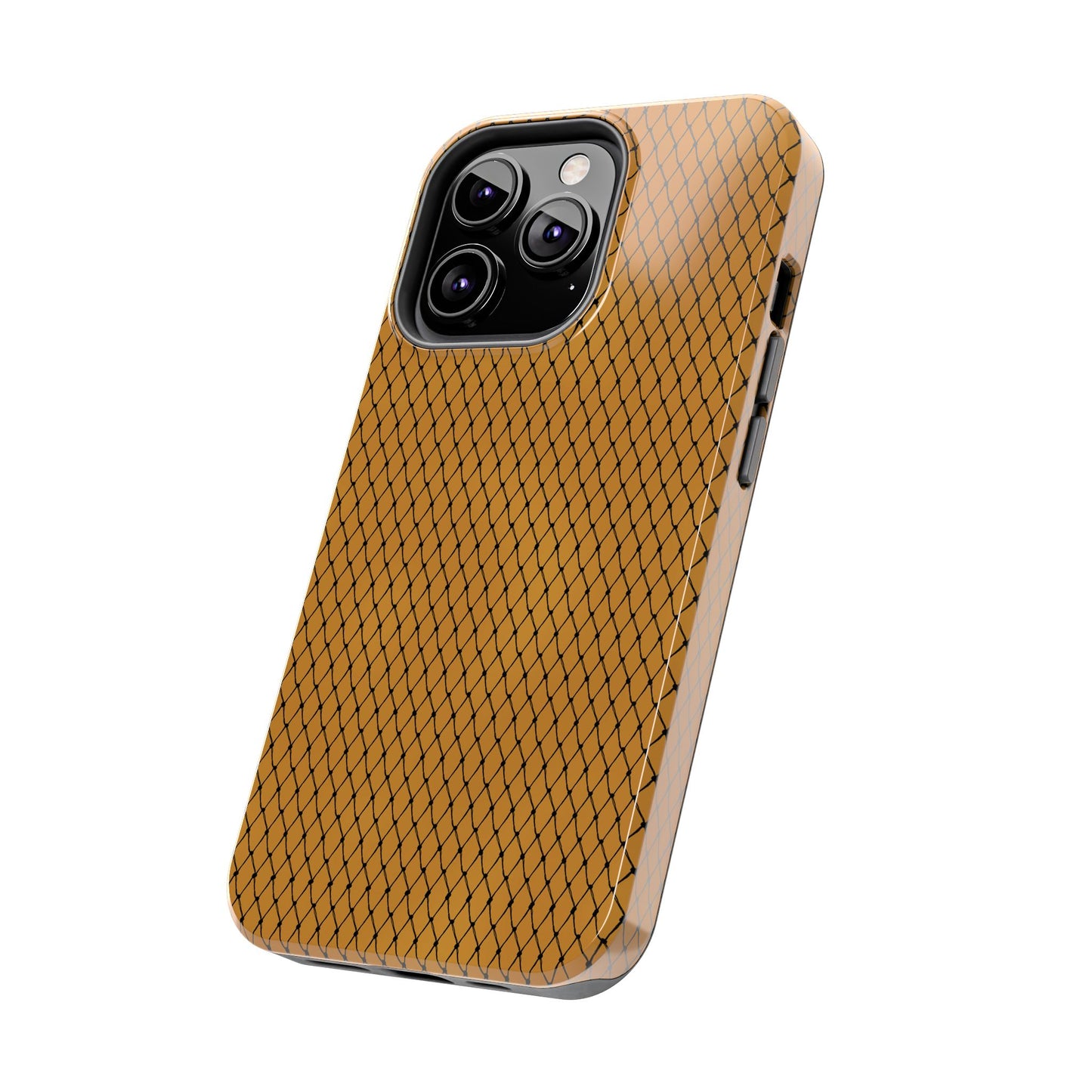 Fishnet Gold Phone Case