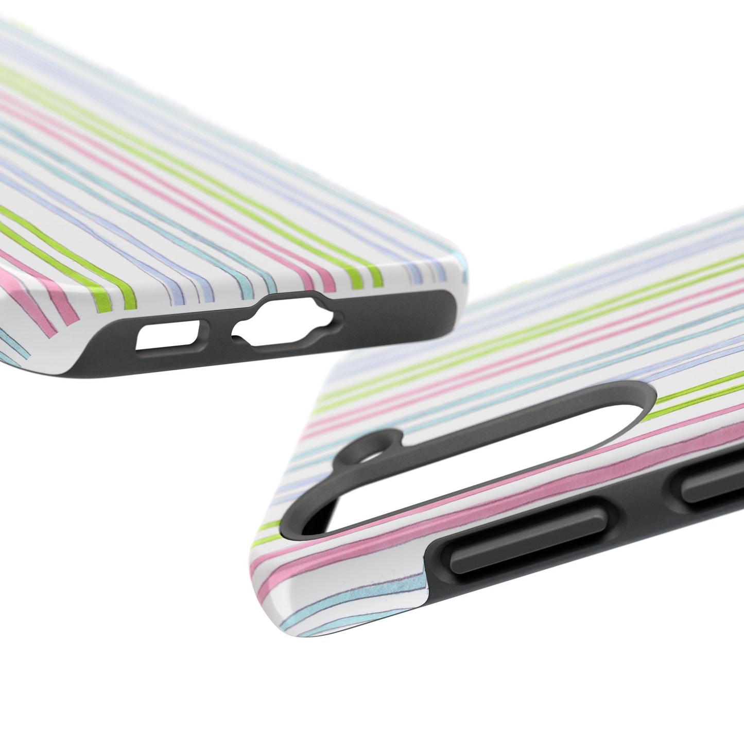 Belle Stripe White Phone Case