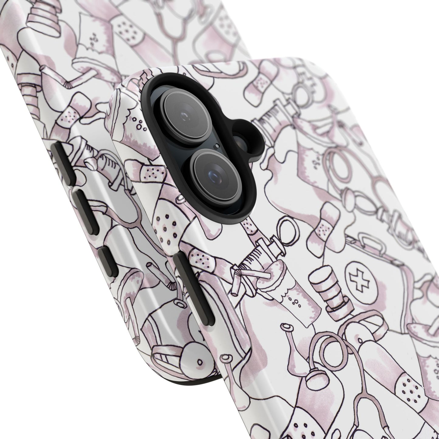 Med Stuff White Phone Case