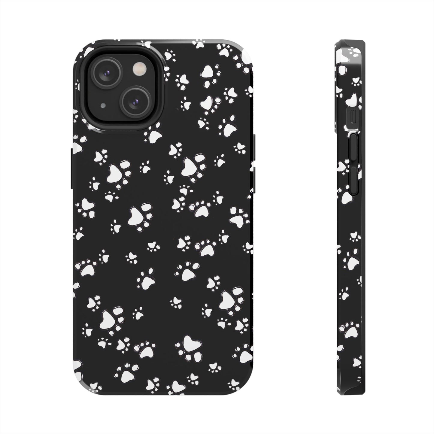 Paw Flakes Black Phone Case