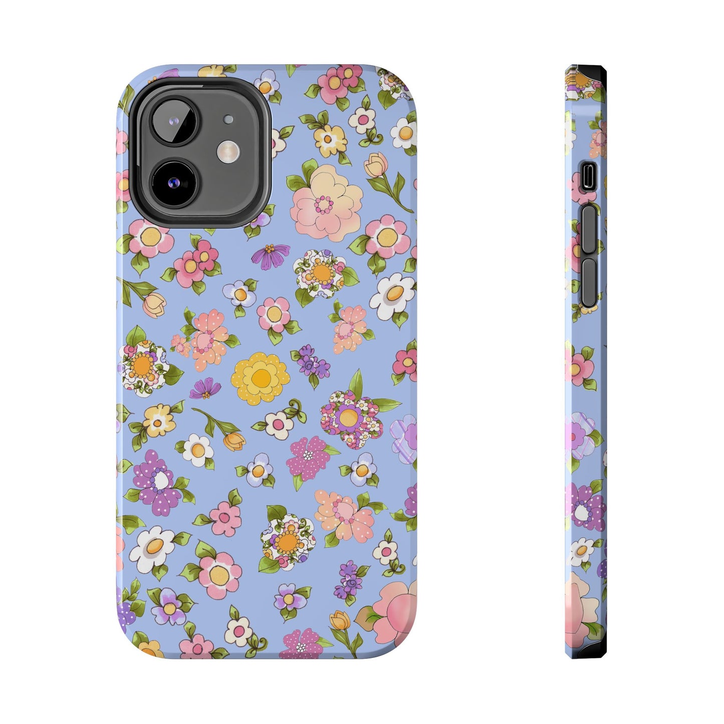 Flowery Blue Phone Case