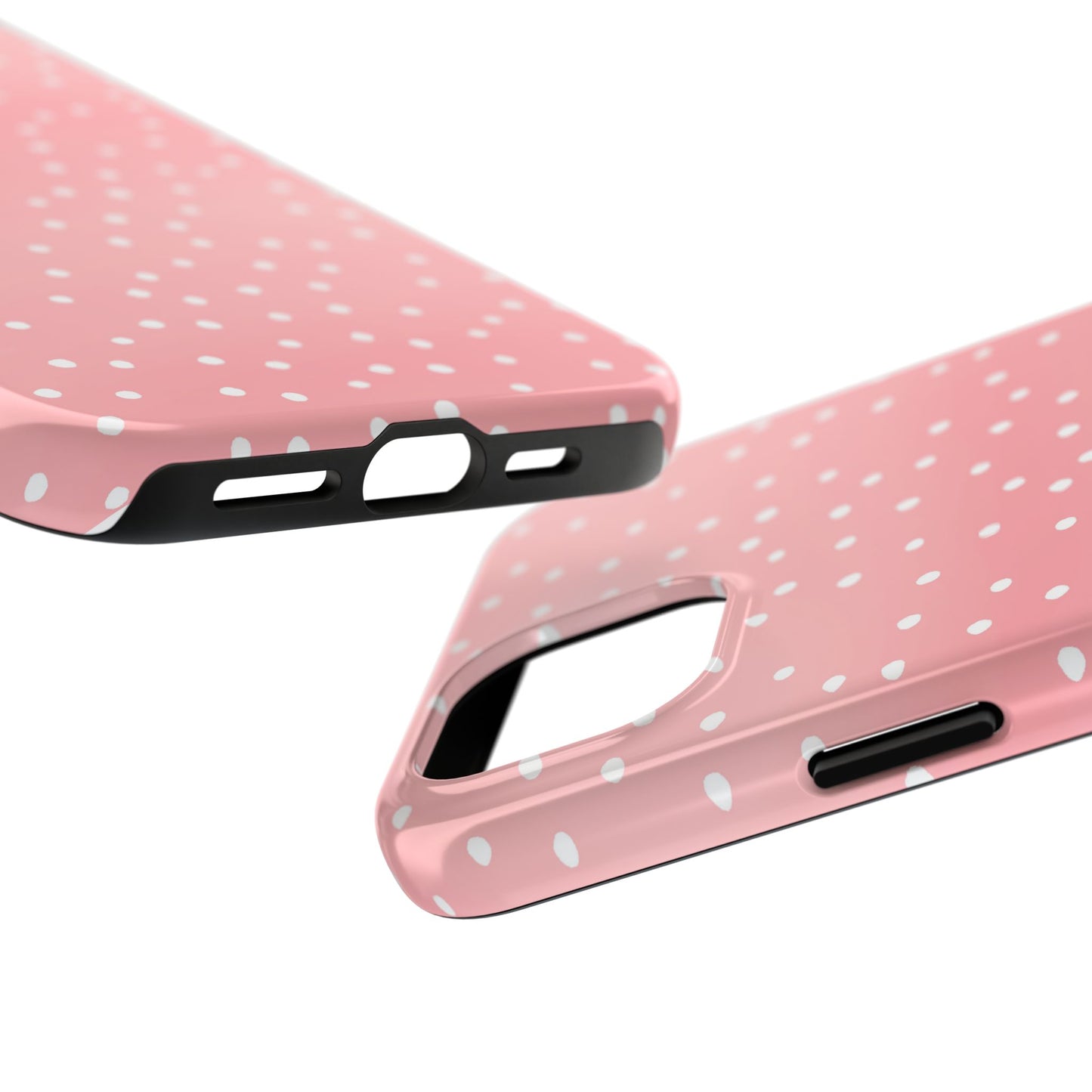 Dinky Dots Coral / White Phone Case