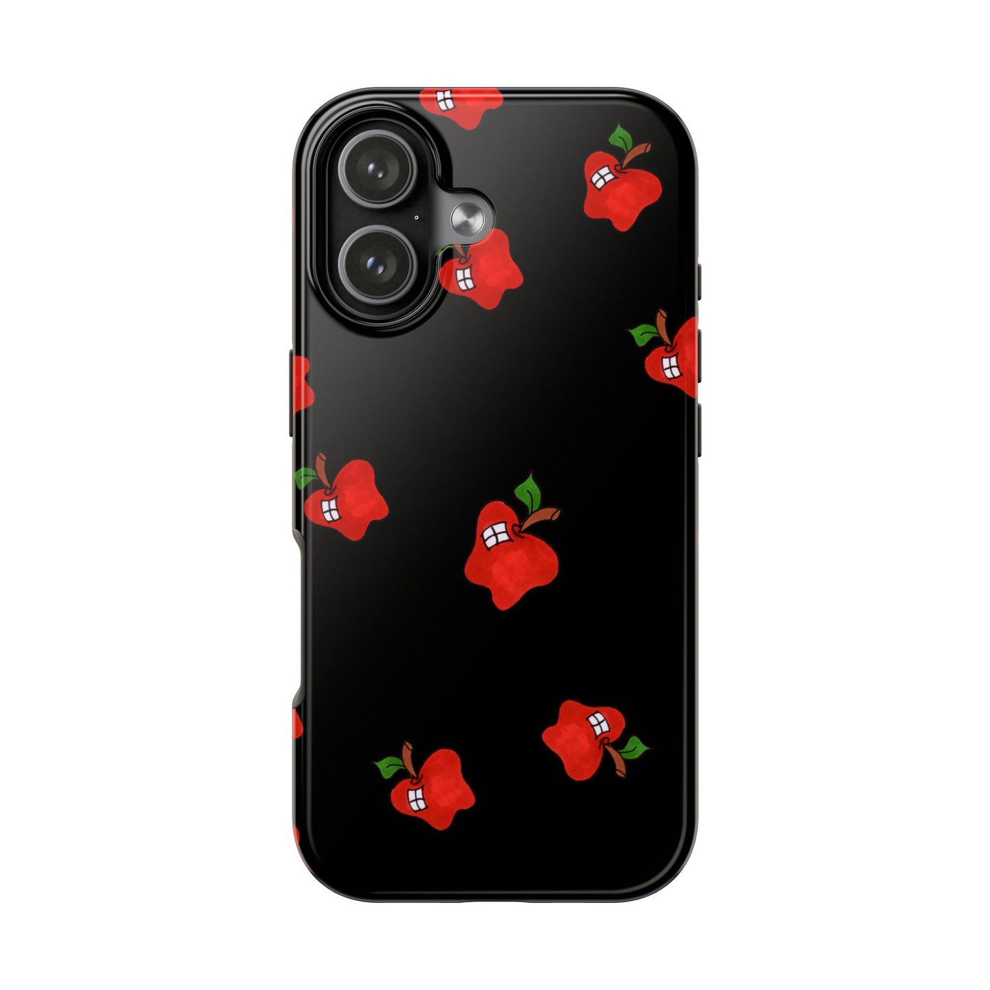 Flying Apples Black Phone Case