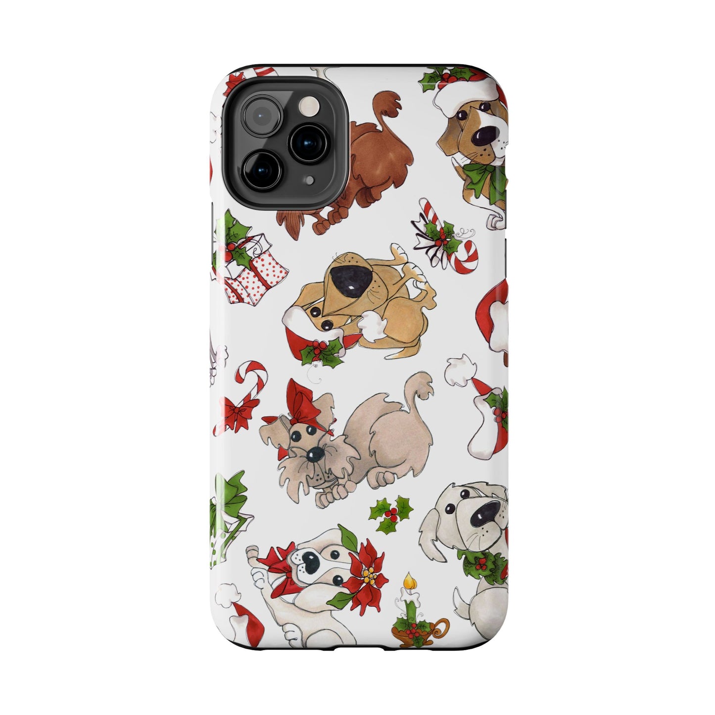 Doggie Toss White Phone Case