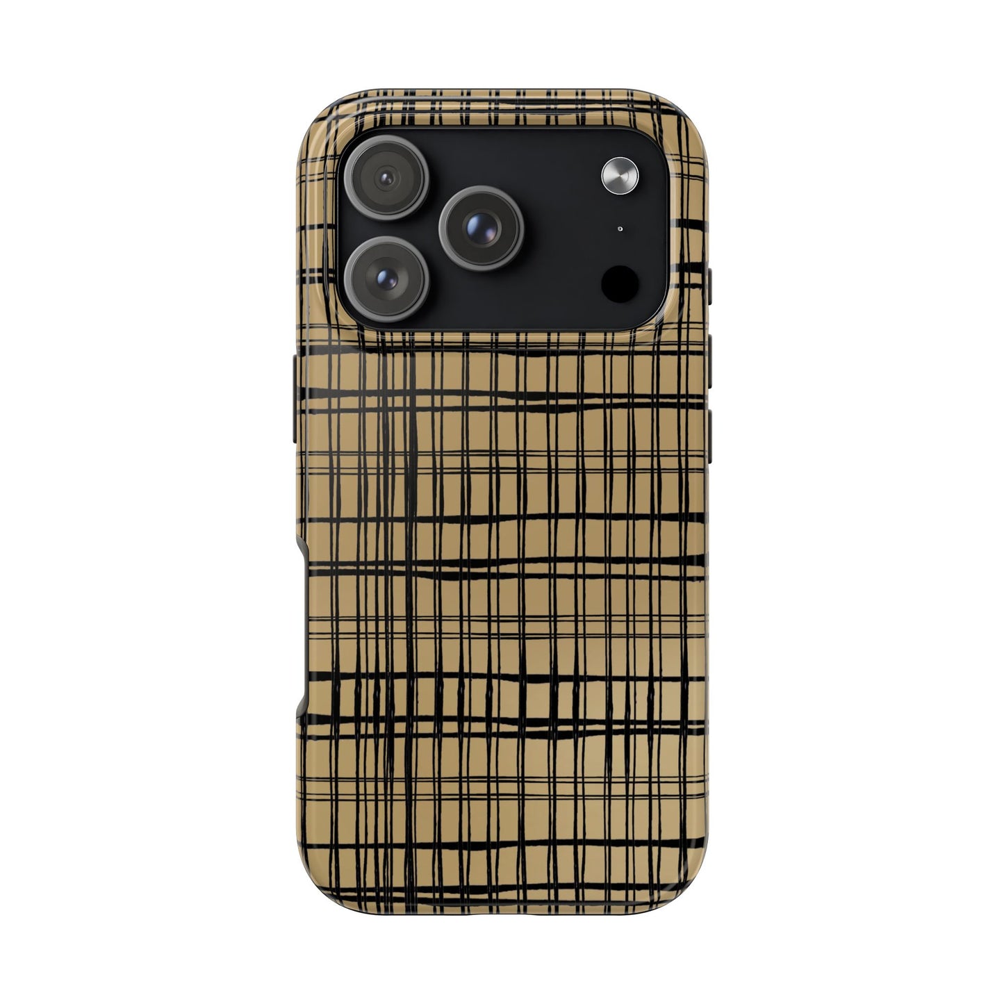 Doggie Fence Tan Phone Case