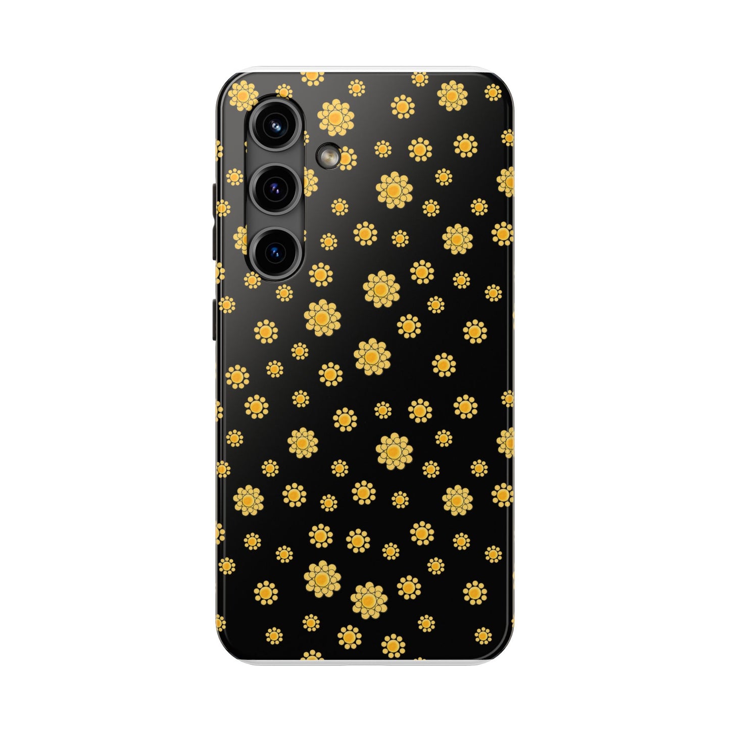 Bandana Dots Black / Yellow Phone Case