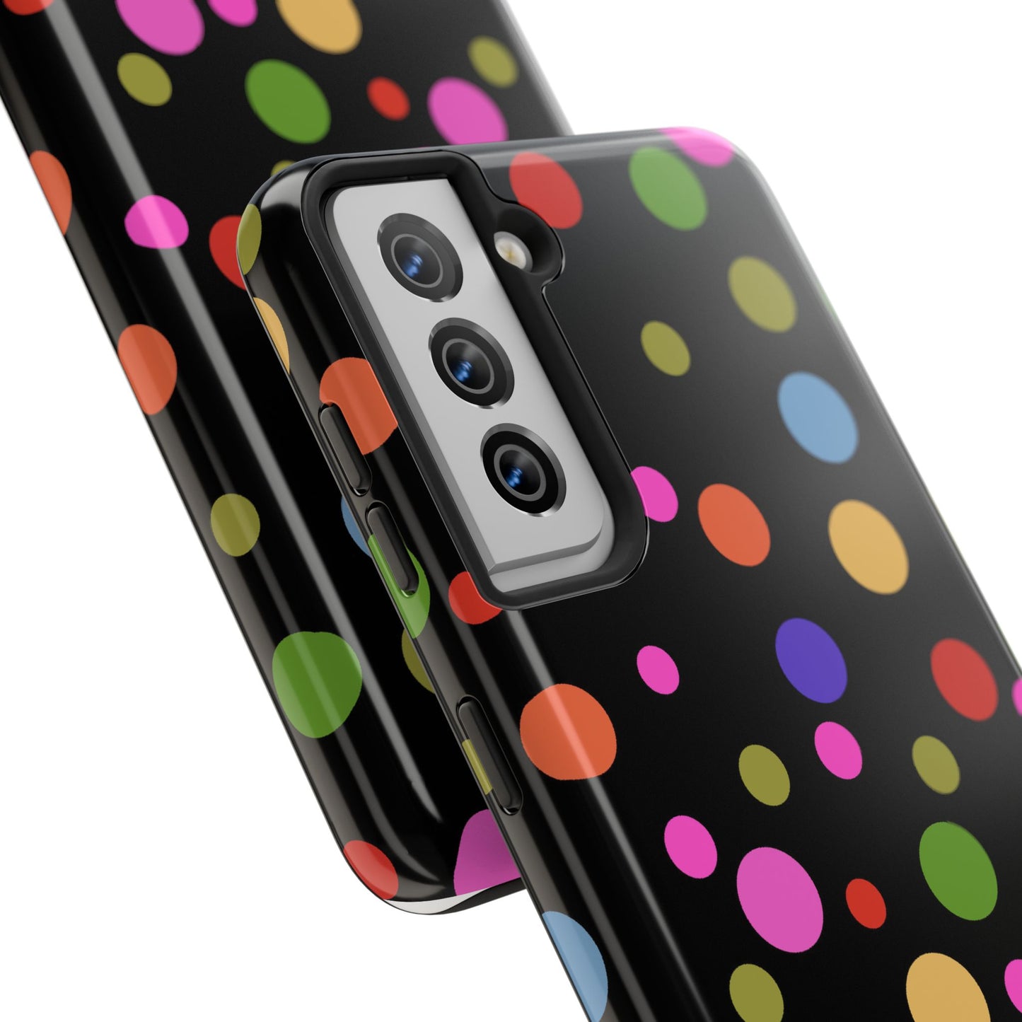 Dot Assortment Black Phone Case