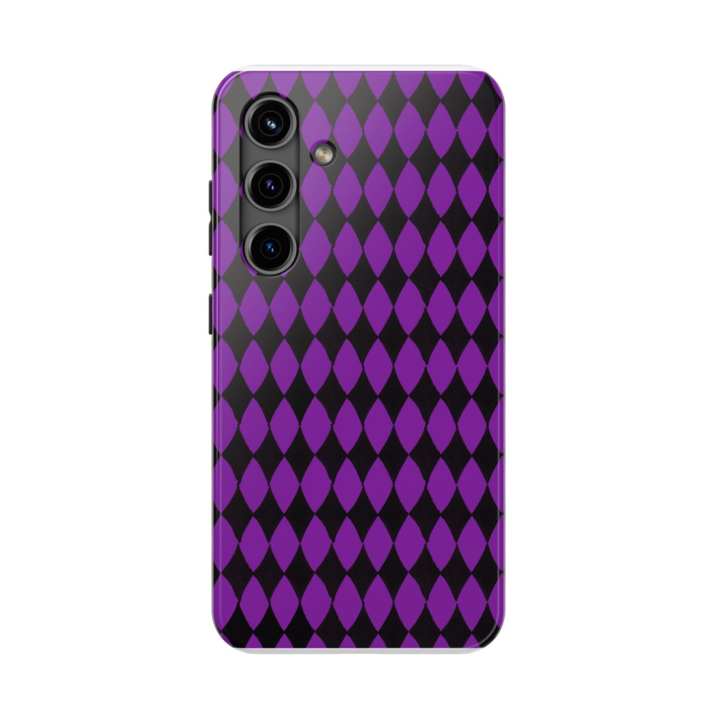 Diamond Purple / Black Phone Case