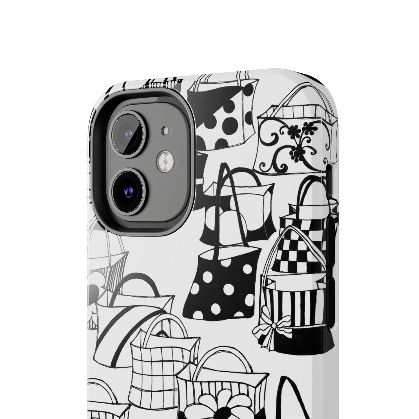 Totes White / Black Phone Case