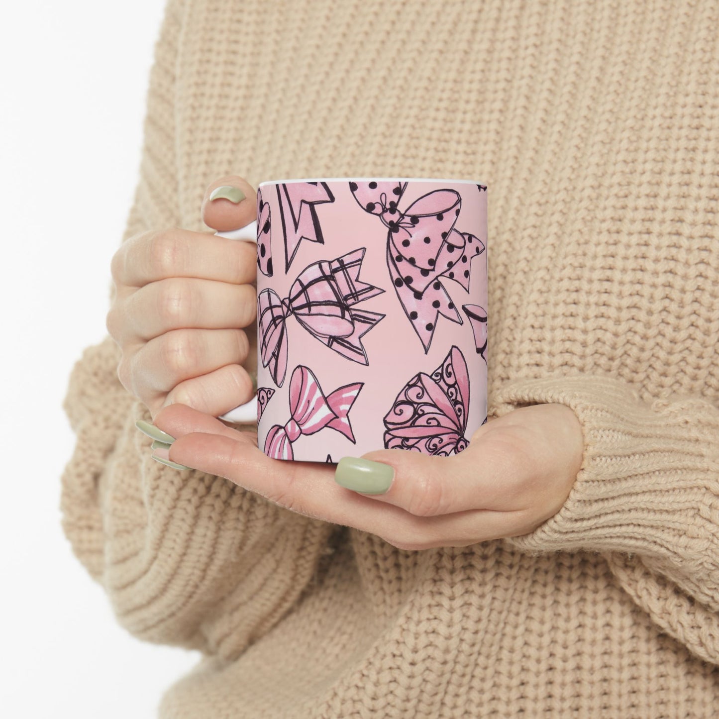 Blushing Bows Pink Sky Cup