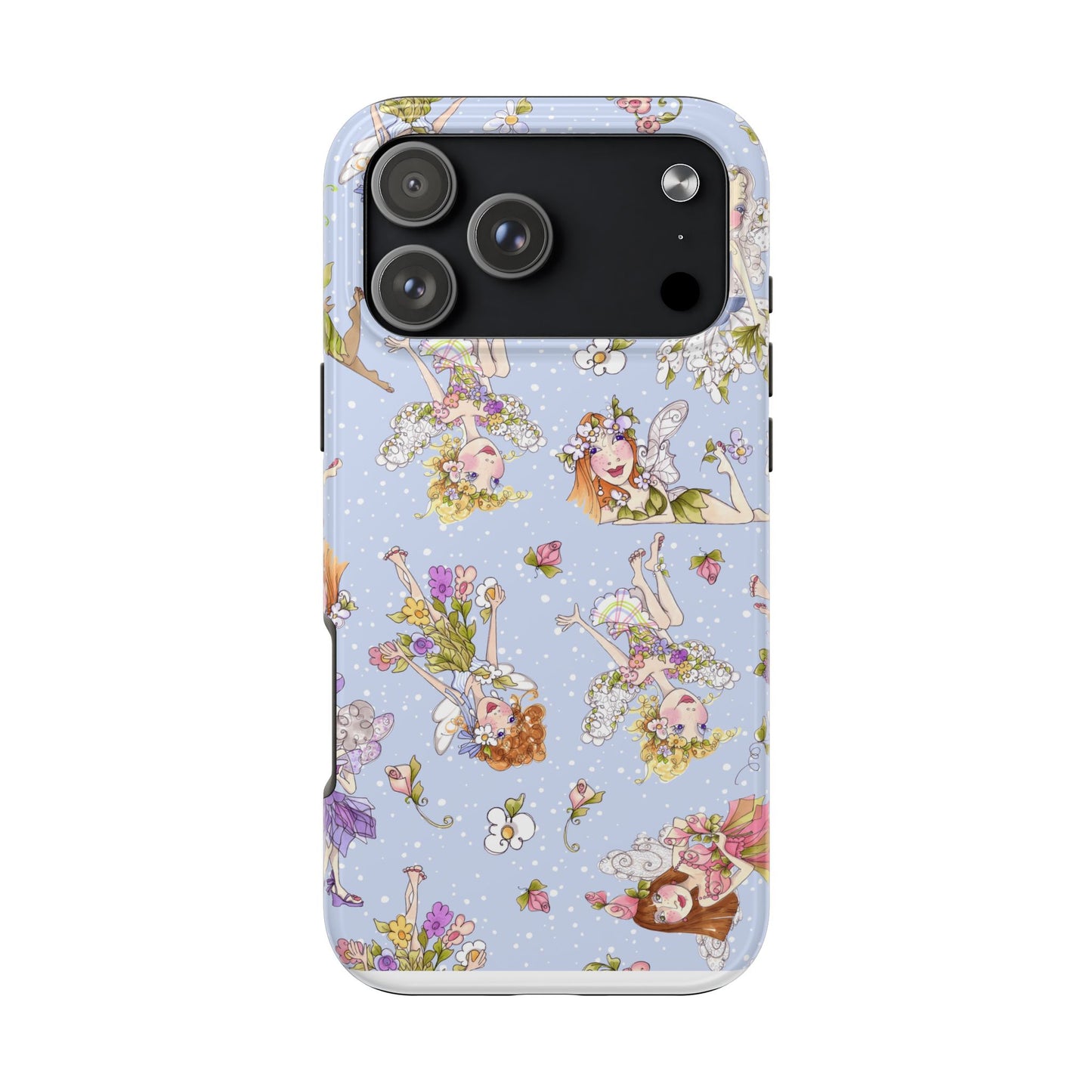 Tossed Fairies Blue Phone Case