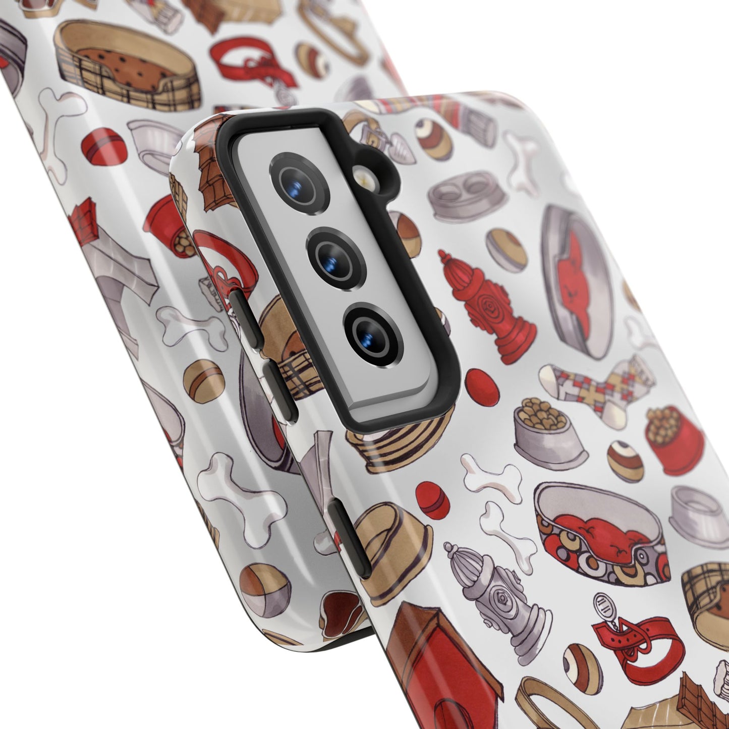 Doggie Stuff Gray Phone Case