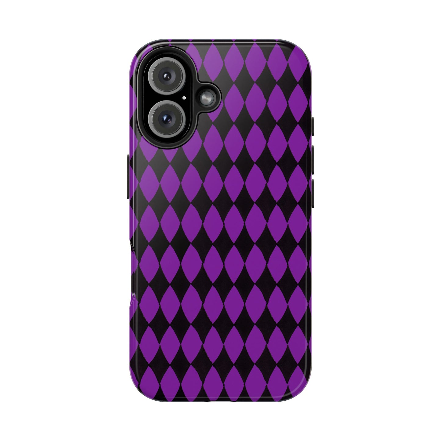 Diamond Purple / Black Phone Case