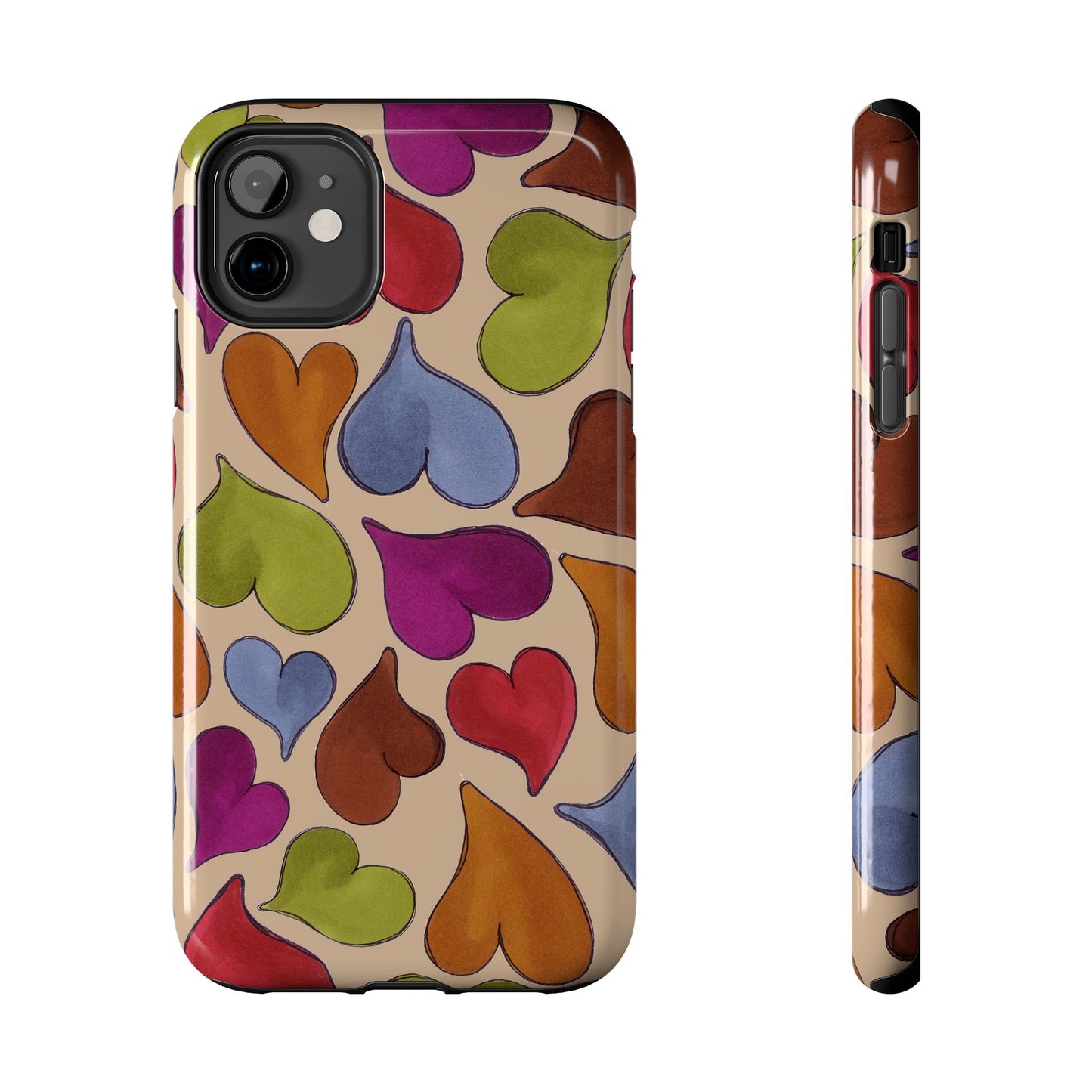 Big Hearted Khaki Phone Case