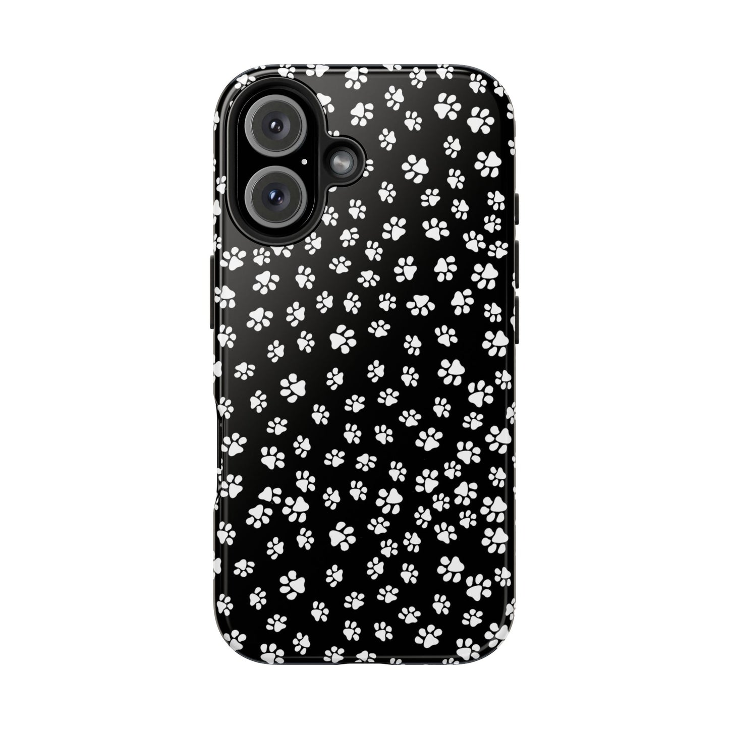 Little Paws Black / White Phone Case