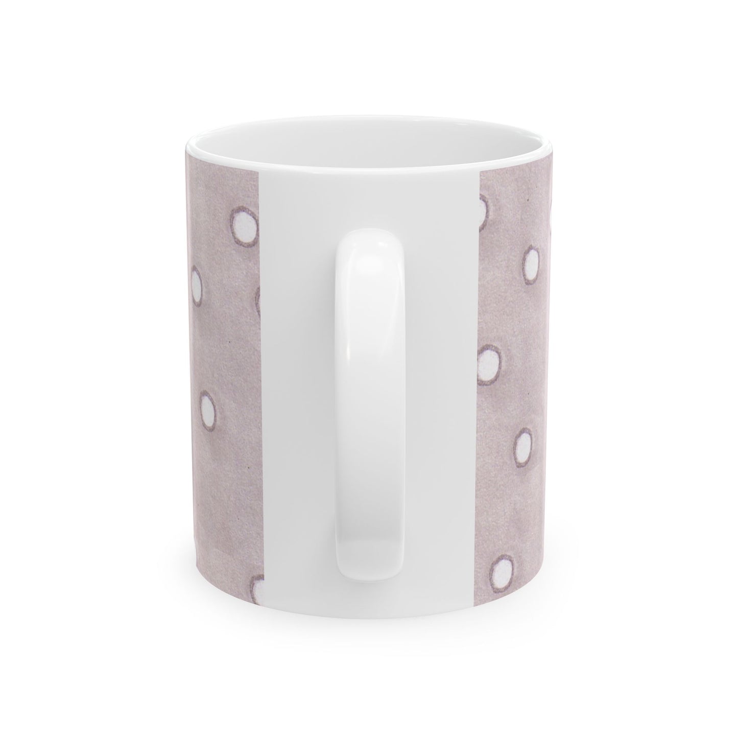 Dinky Dots Silver / White Cup