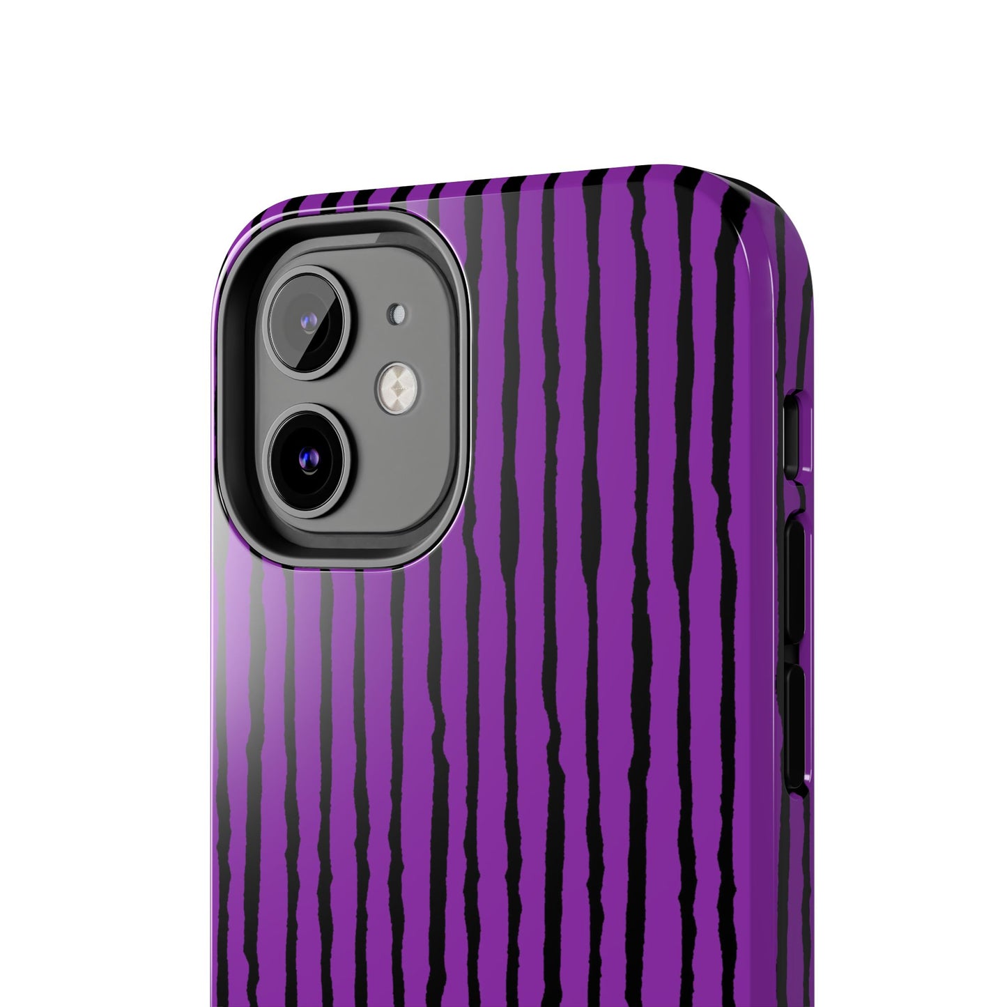 Sorta Stripe Purple / Black Phone Case