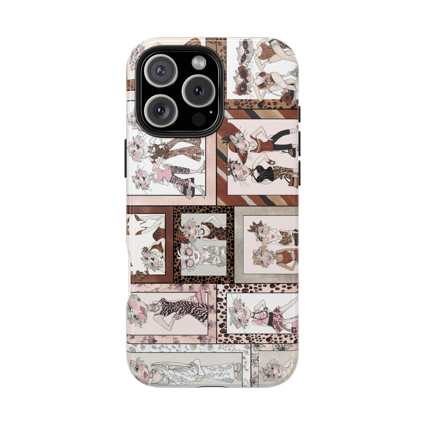 Wild Cat Woman Phone Case