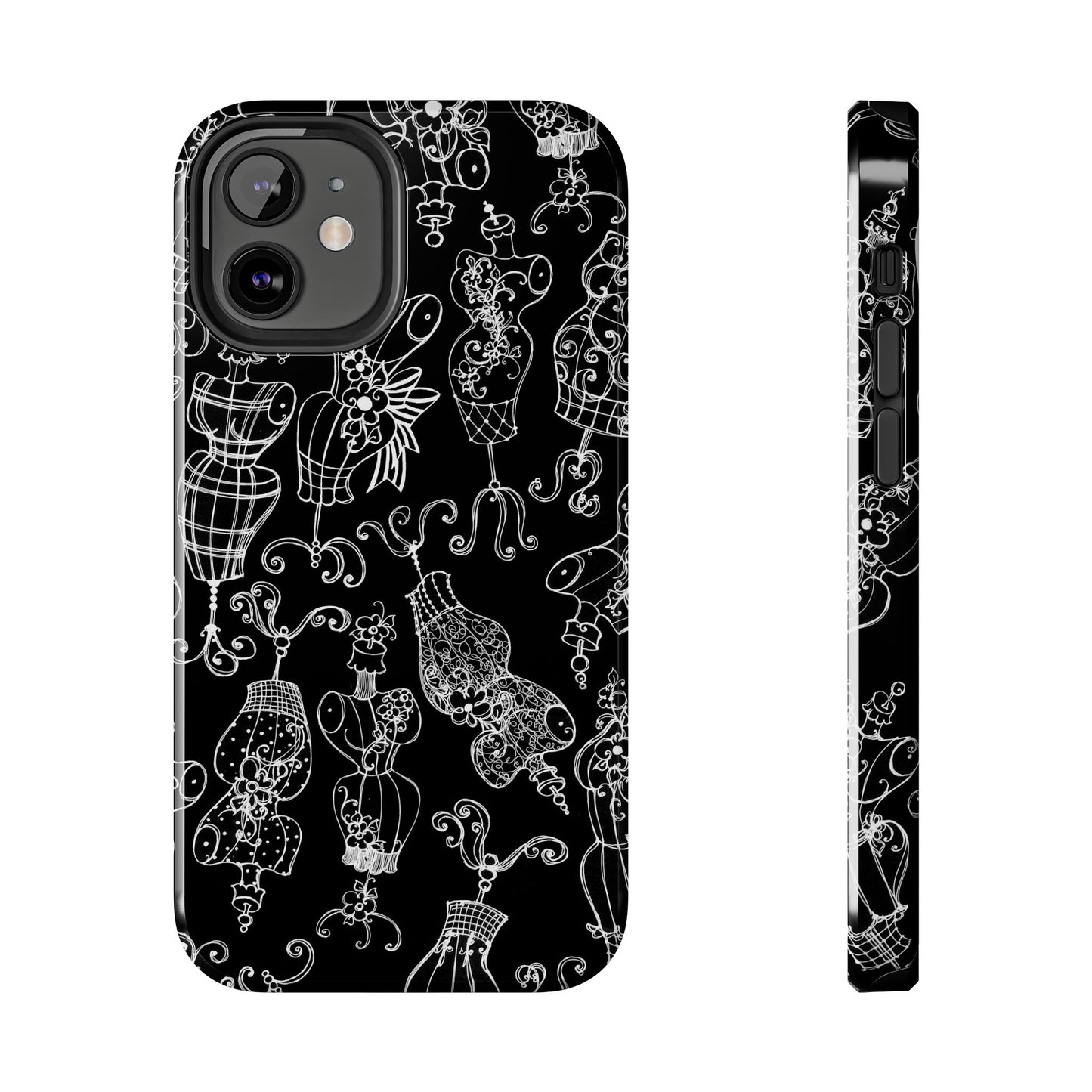 Mannequinique Black / White Phone Case