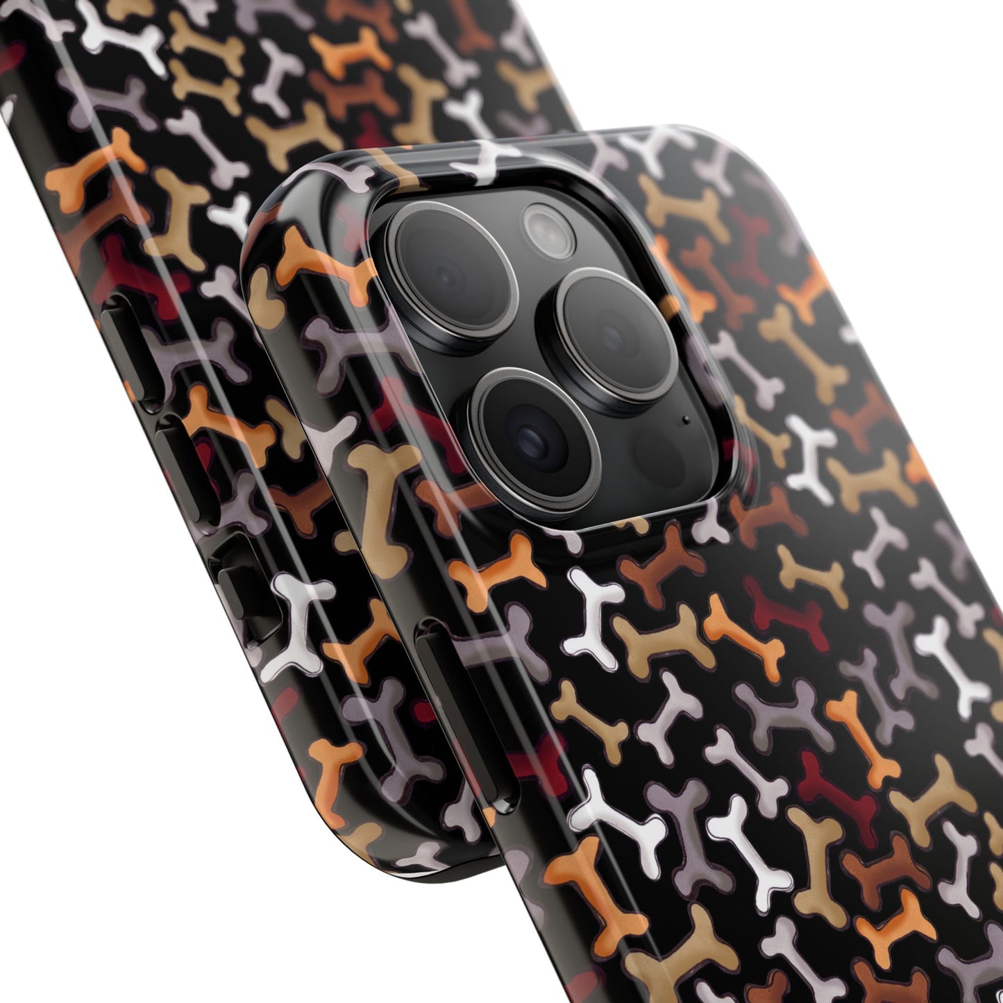 Dog Bones Black Phone Case