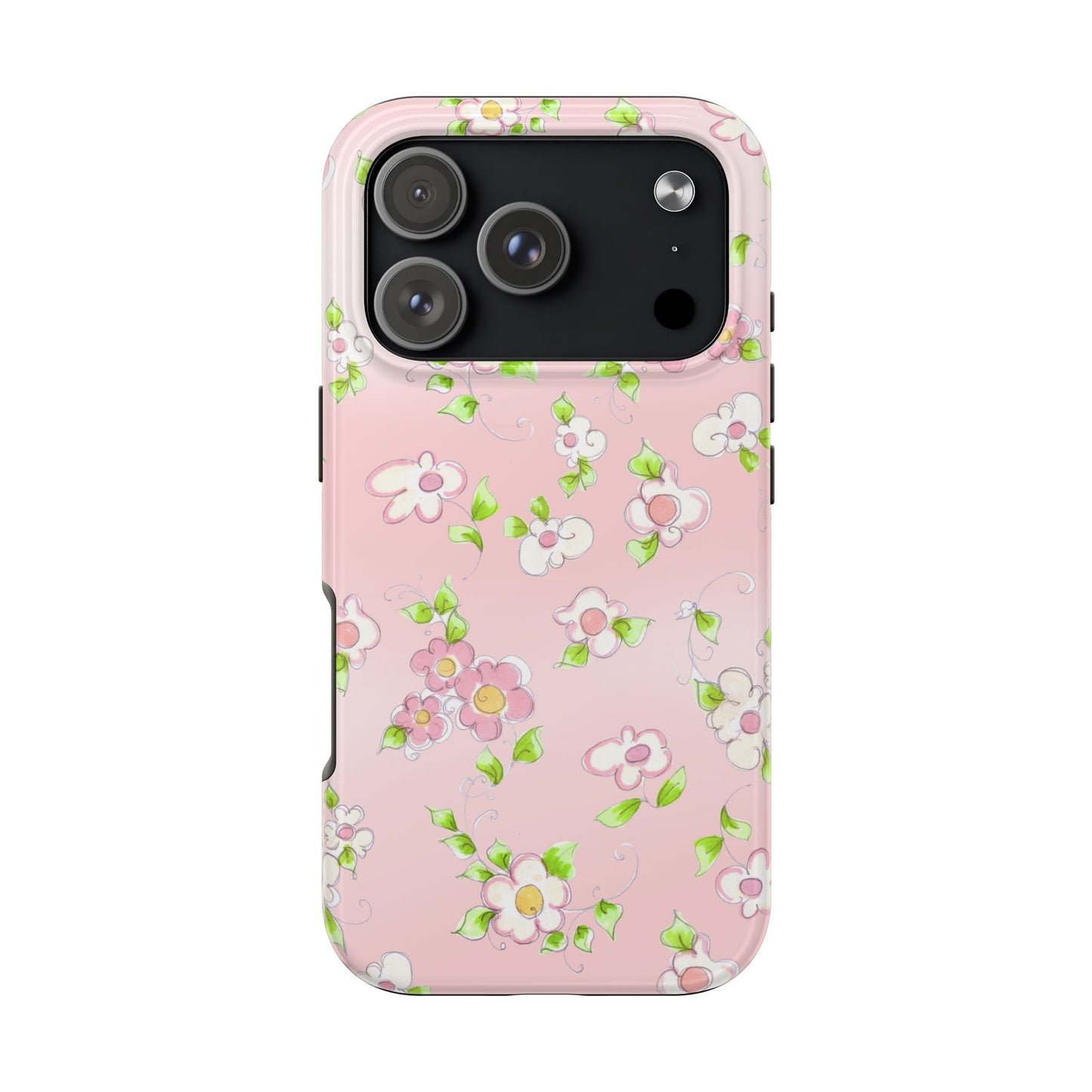 Precious Posies Pink Phone Case