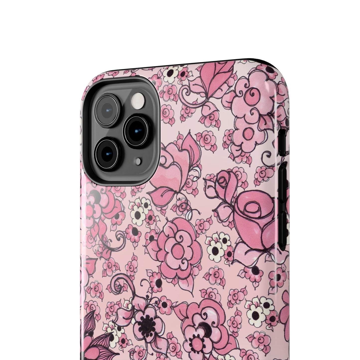 Profuse Posies Pink Phone Case