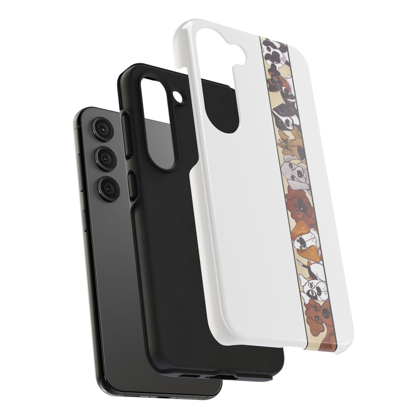 Doggie Delight Border Phone Case