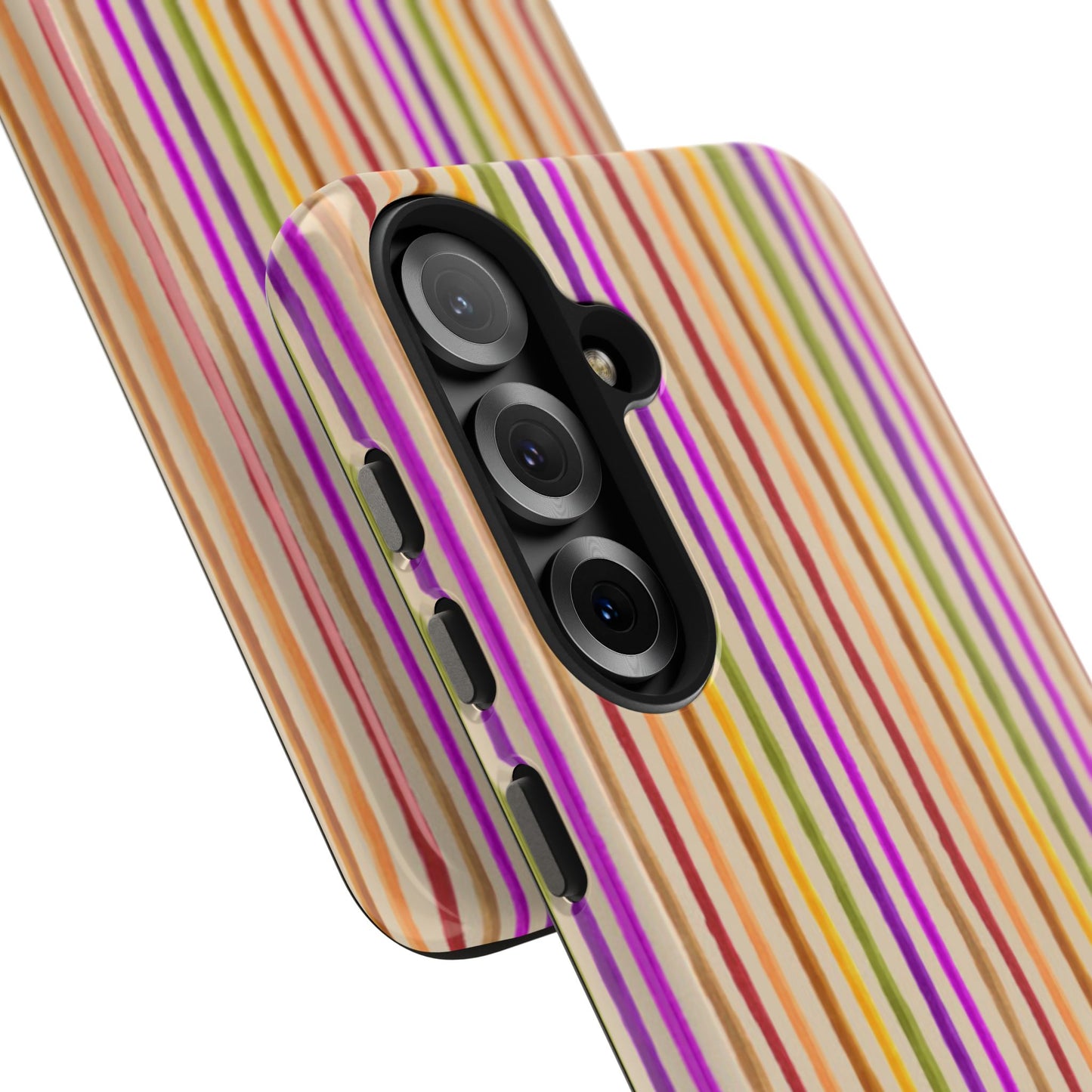 Spice Stripe Muslin Phone Case