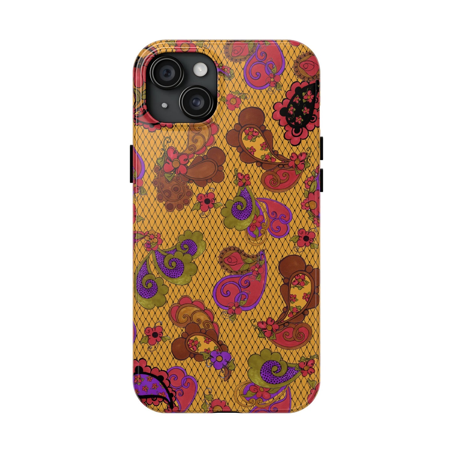 Posie Paisley Gold Phone Case