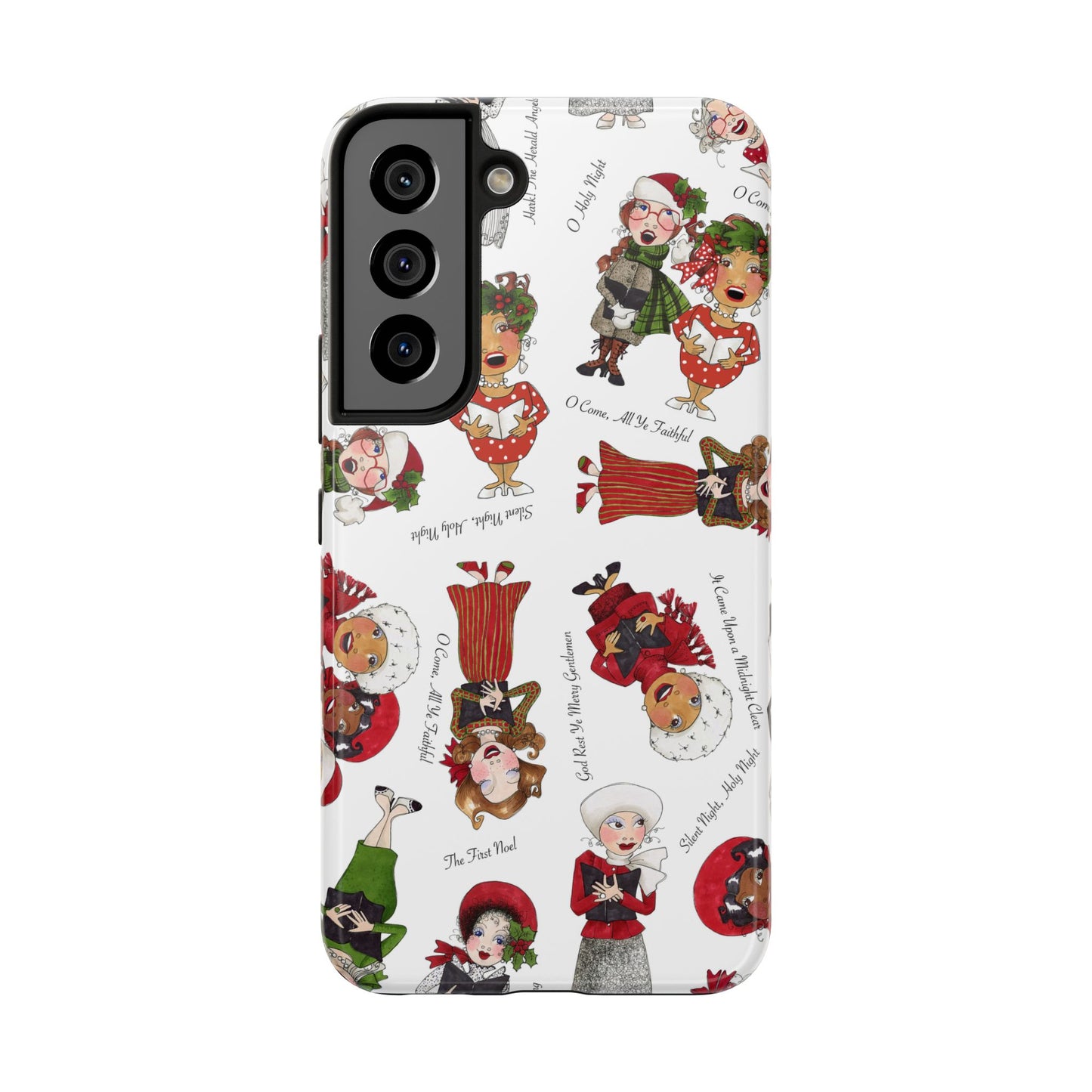 Tossed Carolers Phone Case