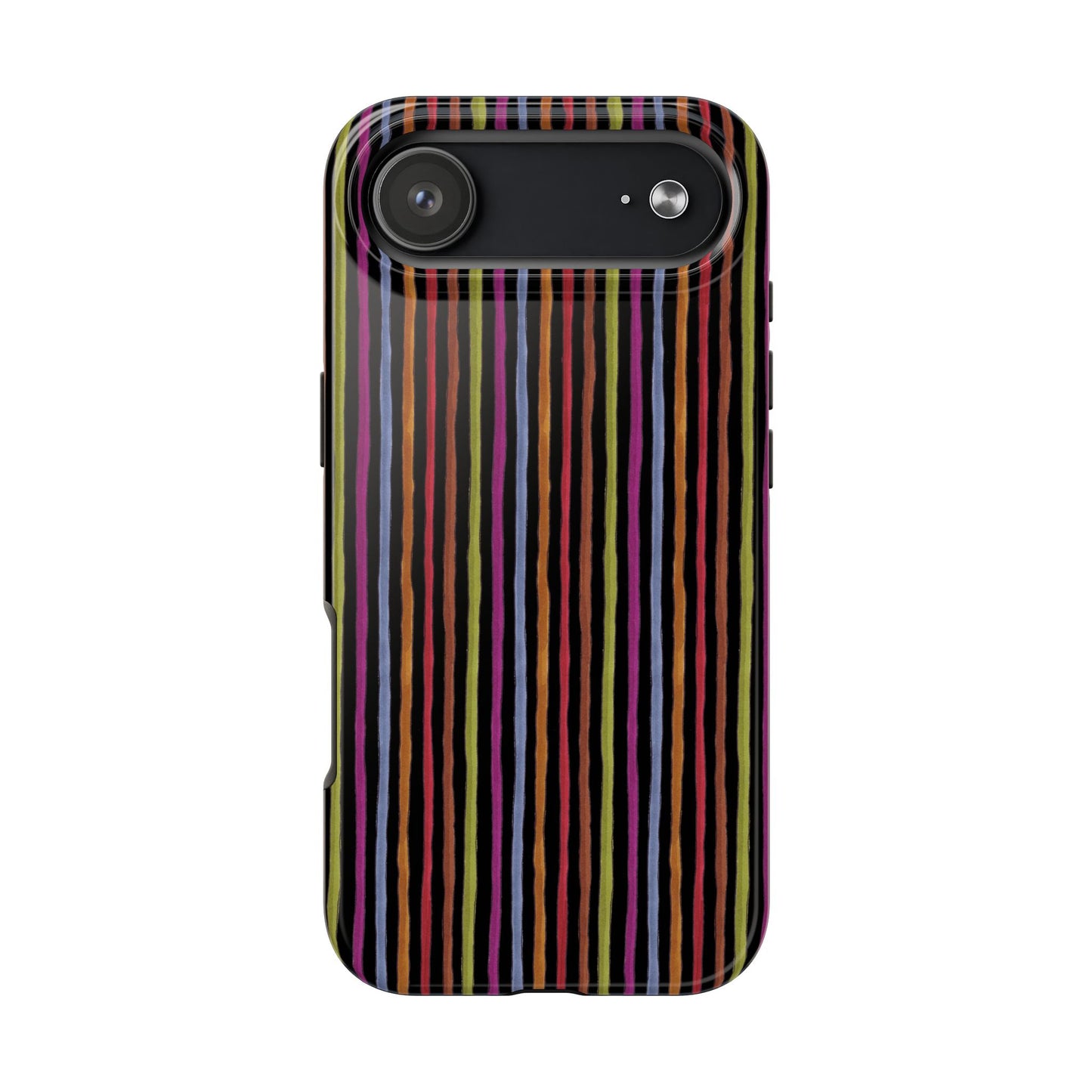 Stripe Black Phone Case