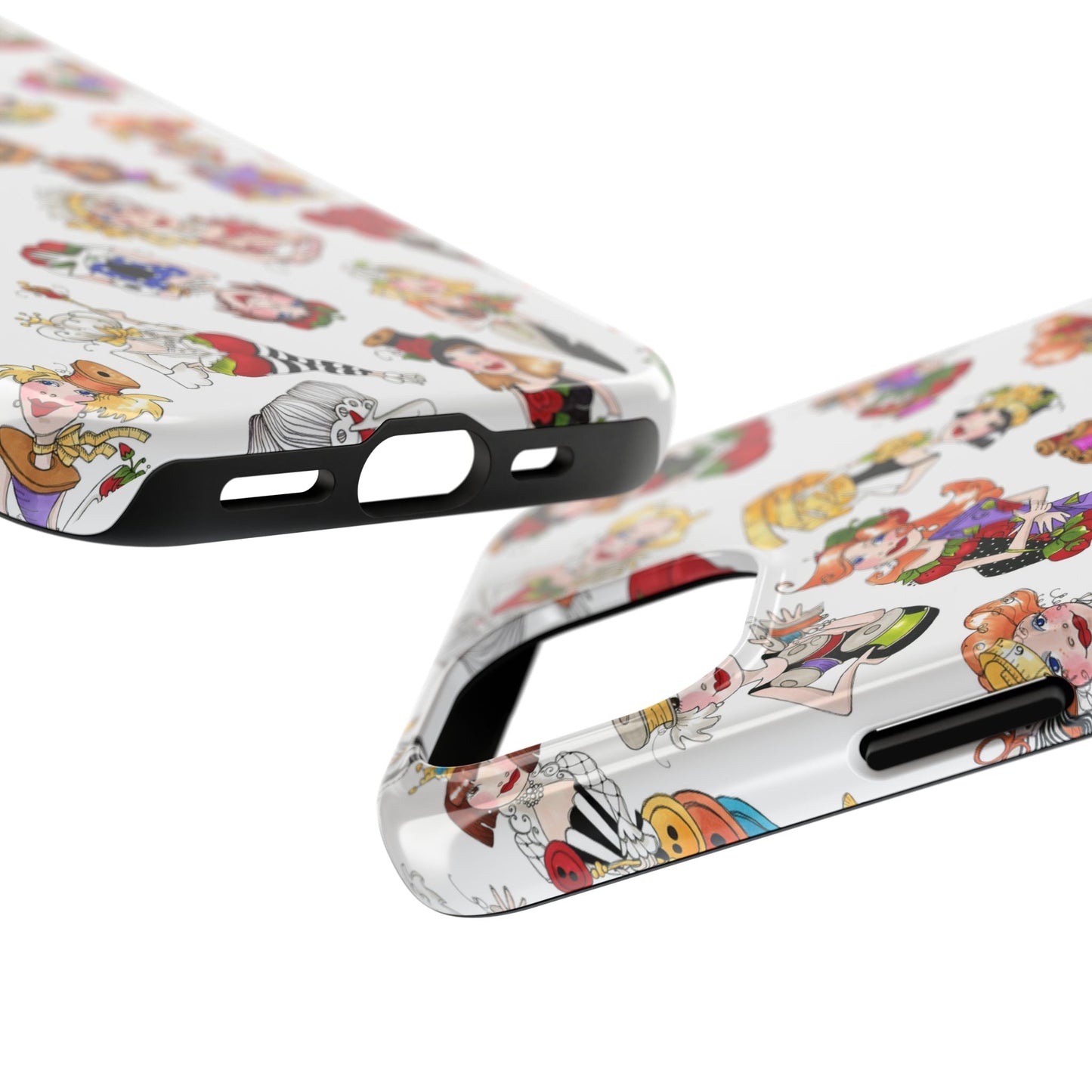 Curious Toss White Phone Case