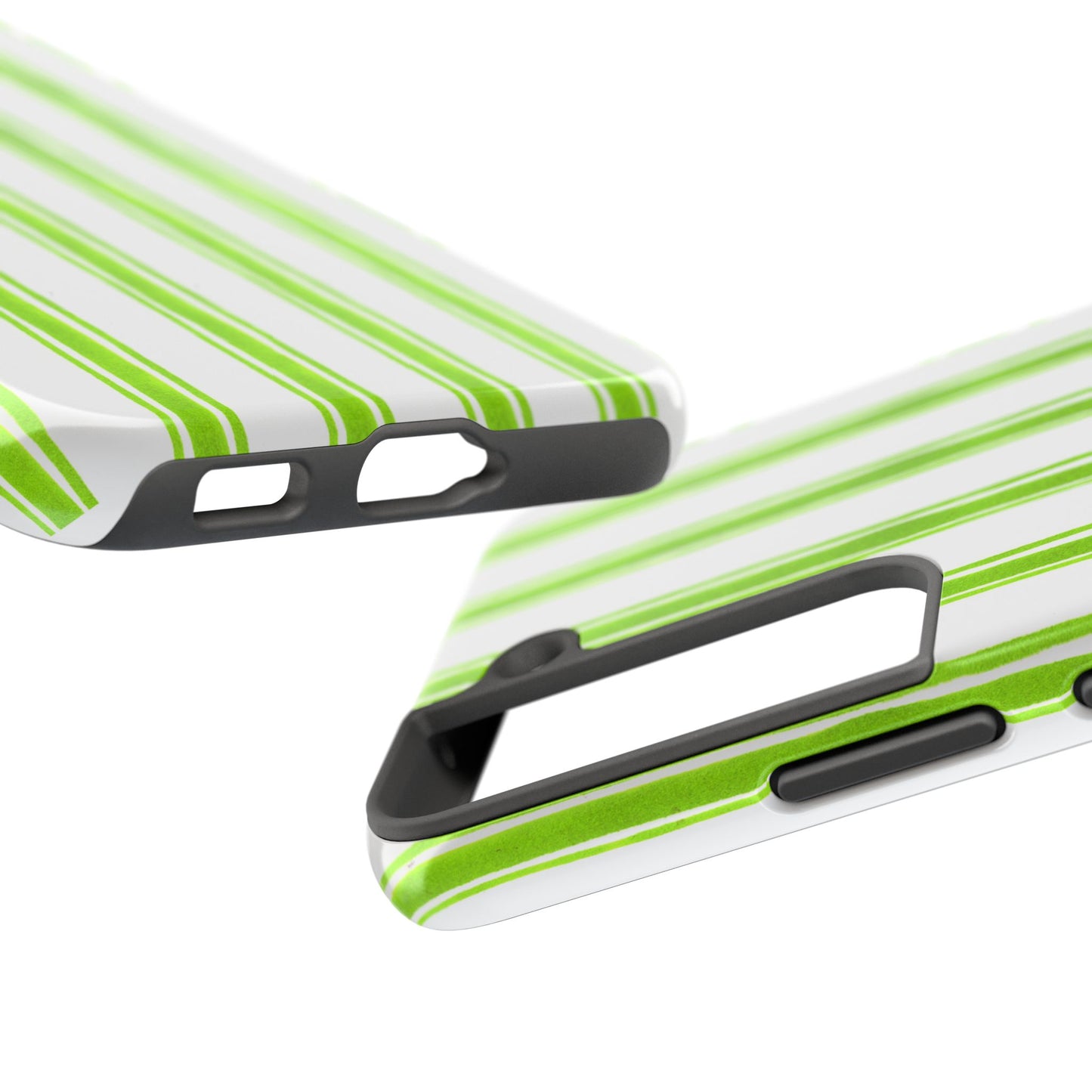 Awning Stripe Lime Phone Case