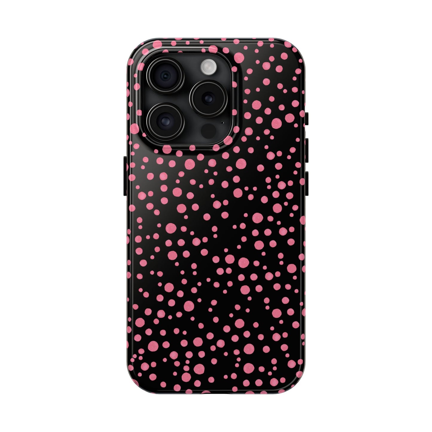 Balloon Dots Black / Pink Phone Case