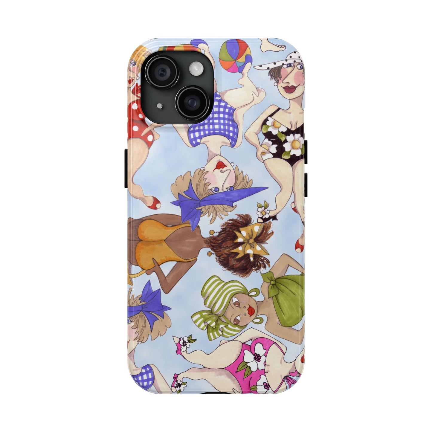 Bathing Beauties Blue Sky Phone Case