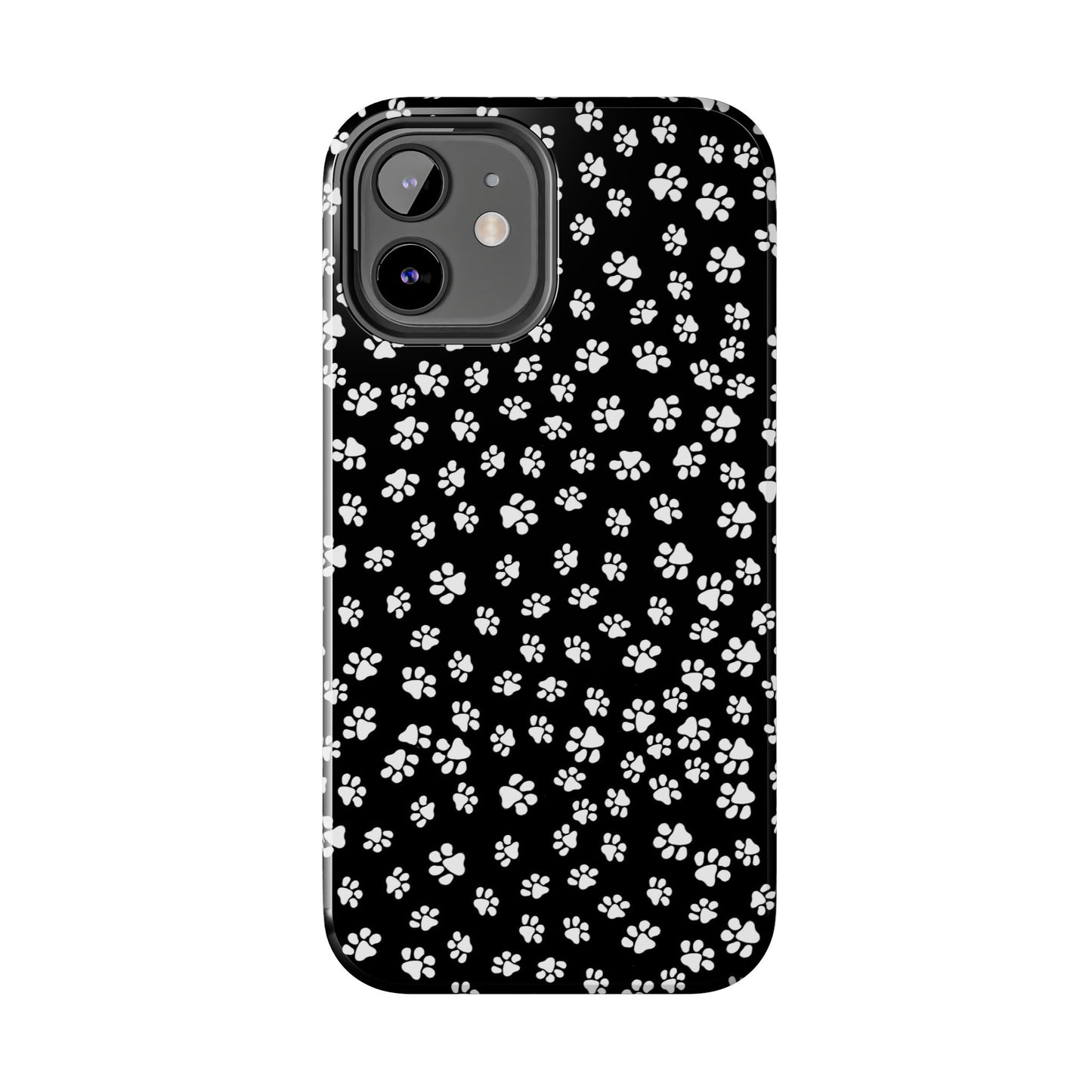 Little Paws Black / White Phone Case