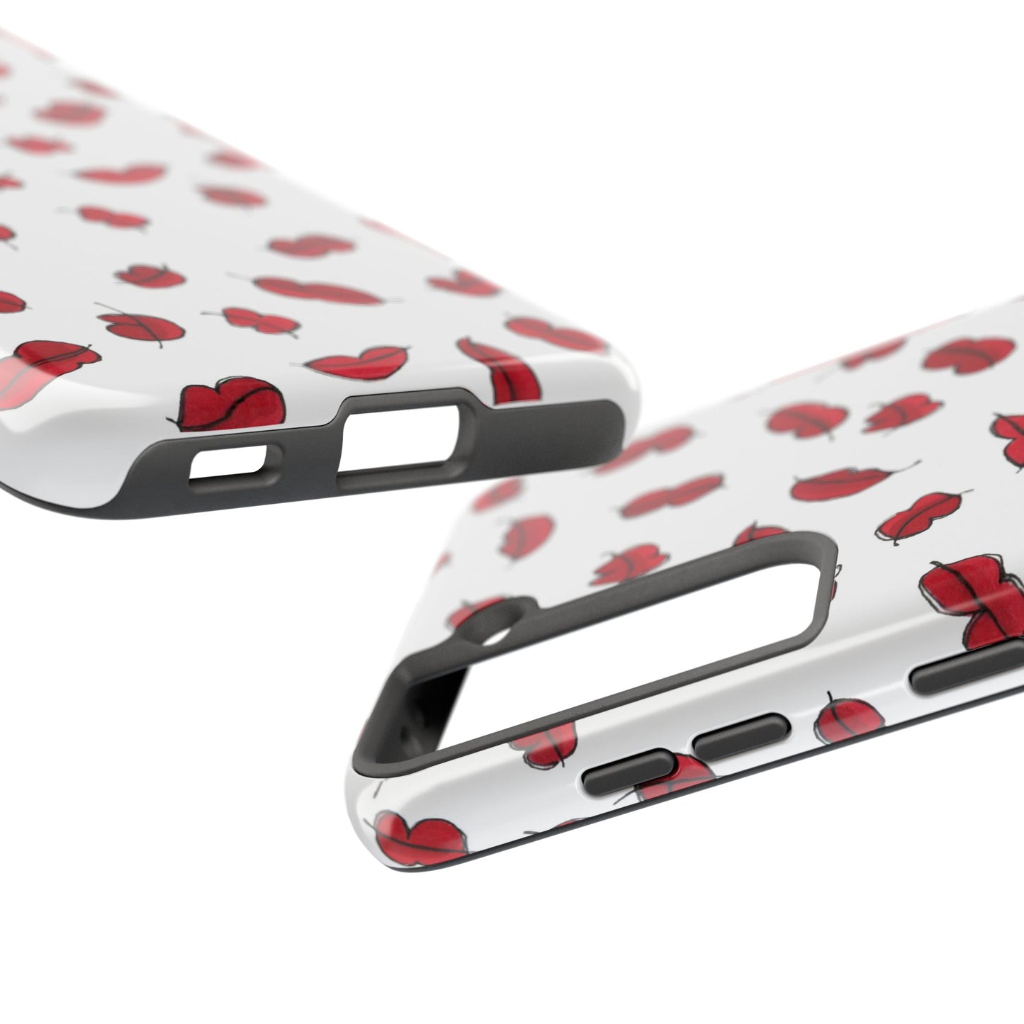 Lotsa Lips White Phone Case