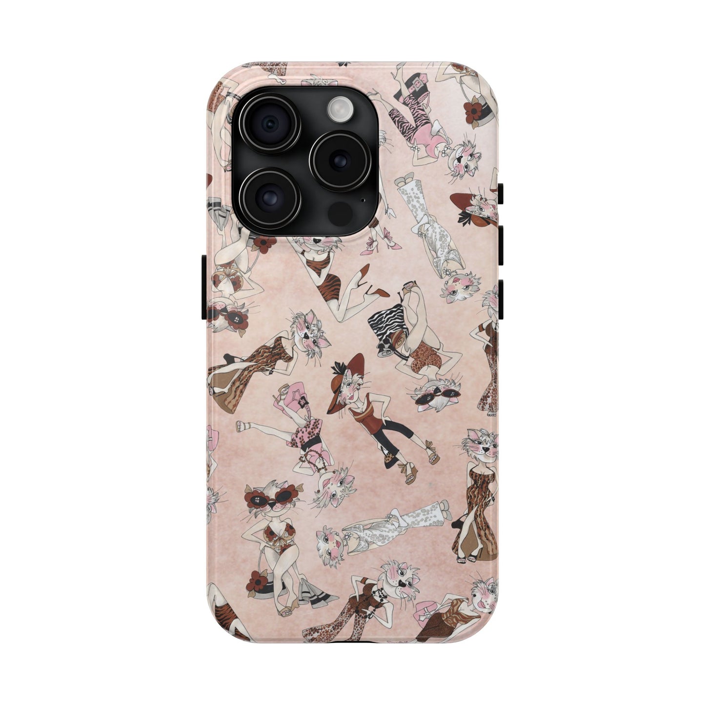 Spotted Lilies Pink Phone Case