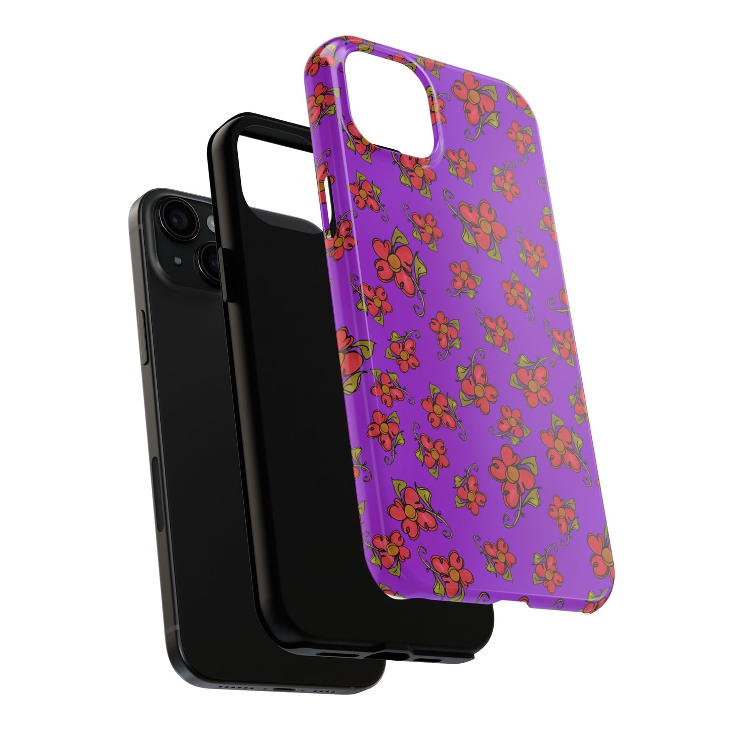 Daisy Caper Purple Phone Case