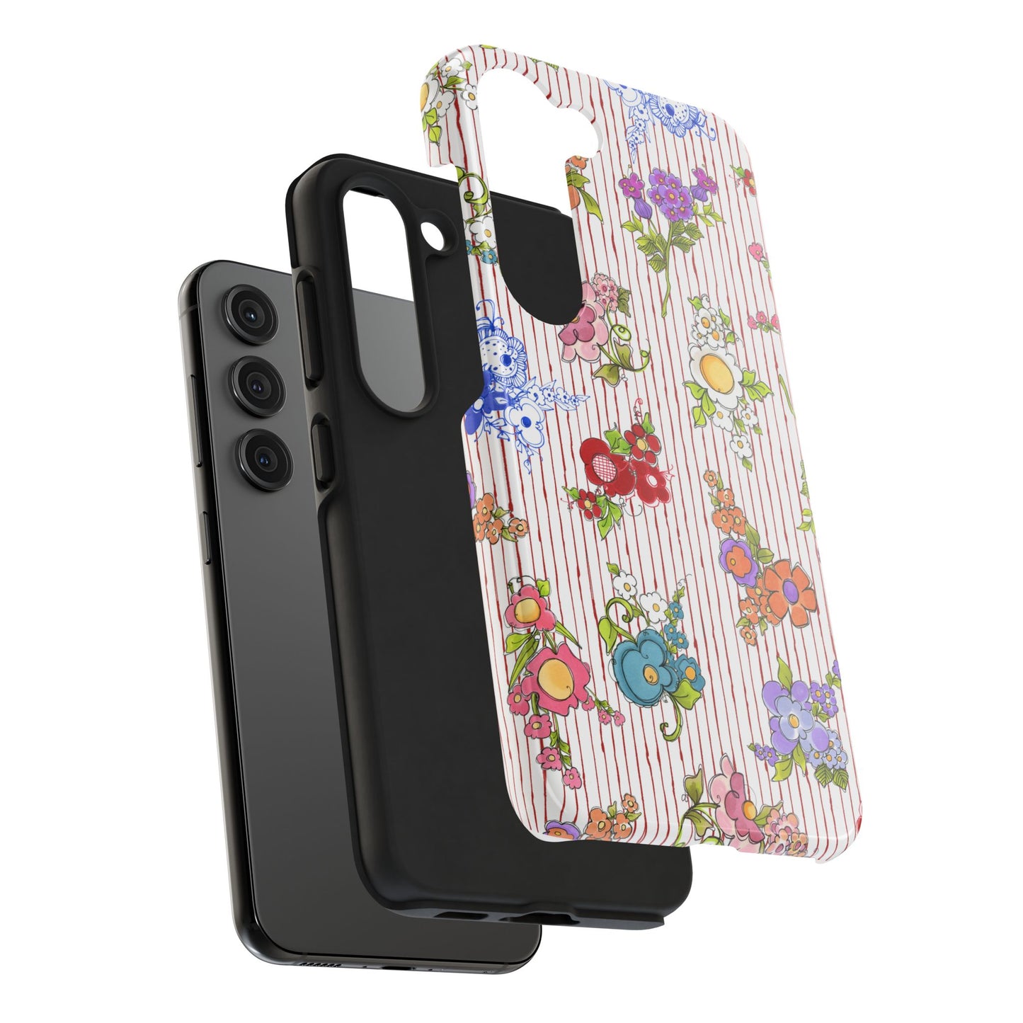 Mixed Bouquets Red / White Phone Case