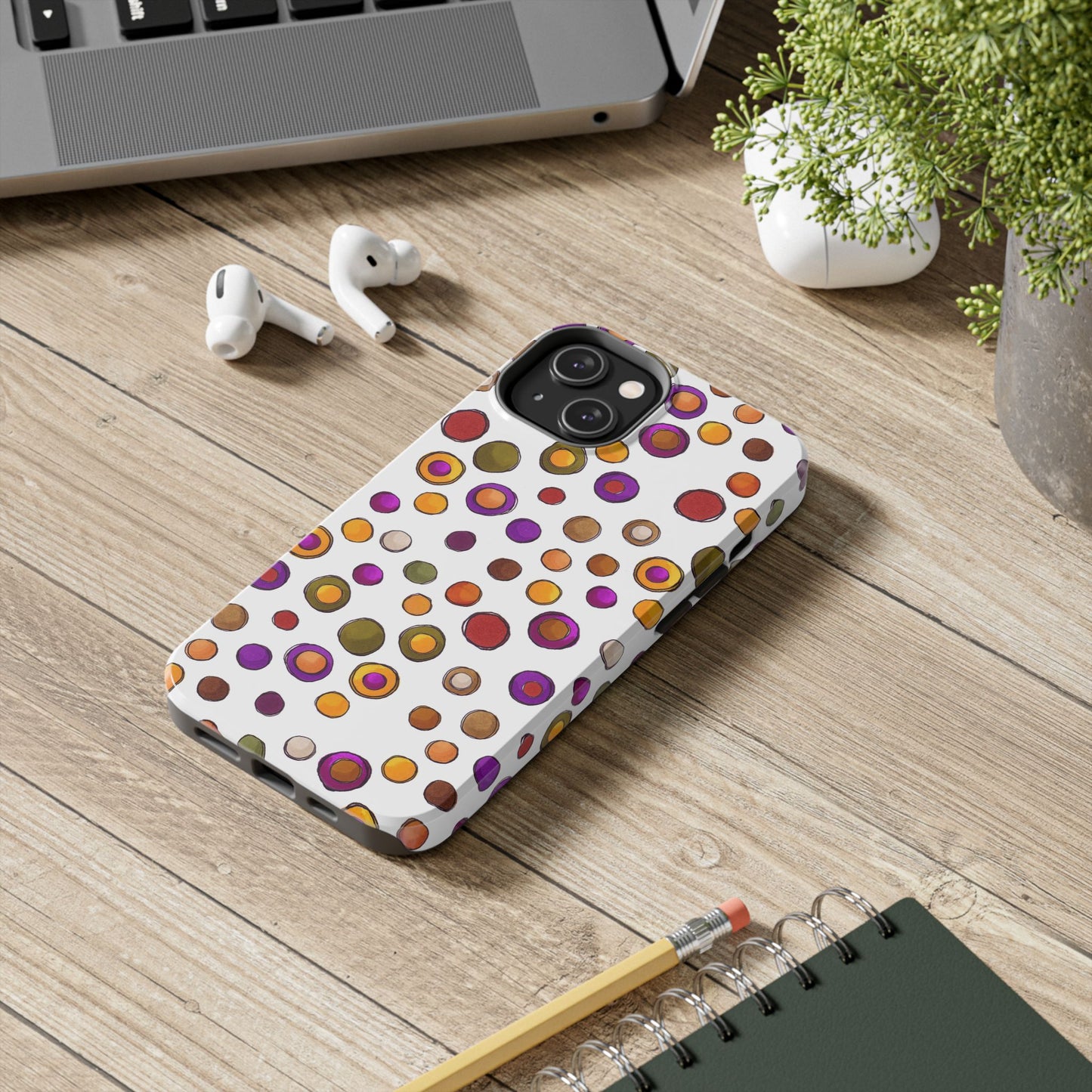 Sesame Dot White Phone Case