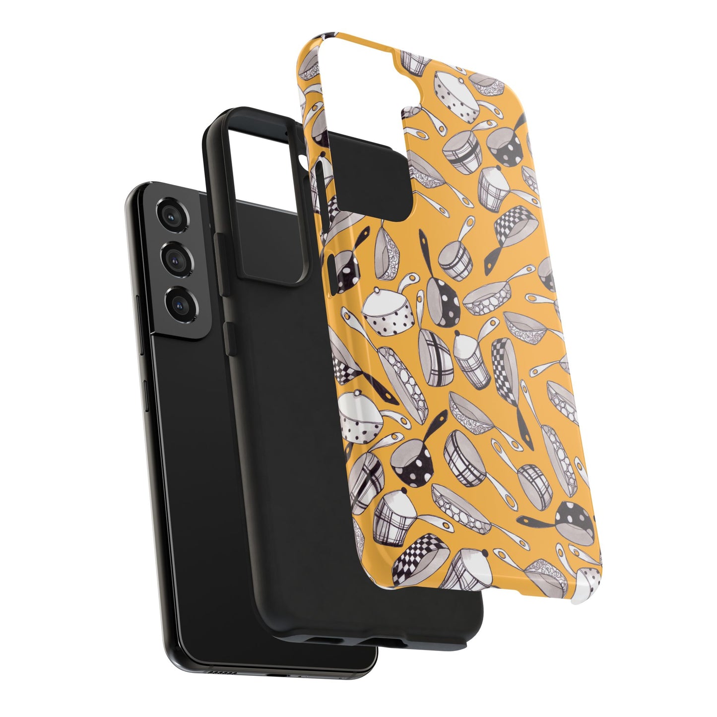 Pots & Pans Flyin' Yellow Phone Case