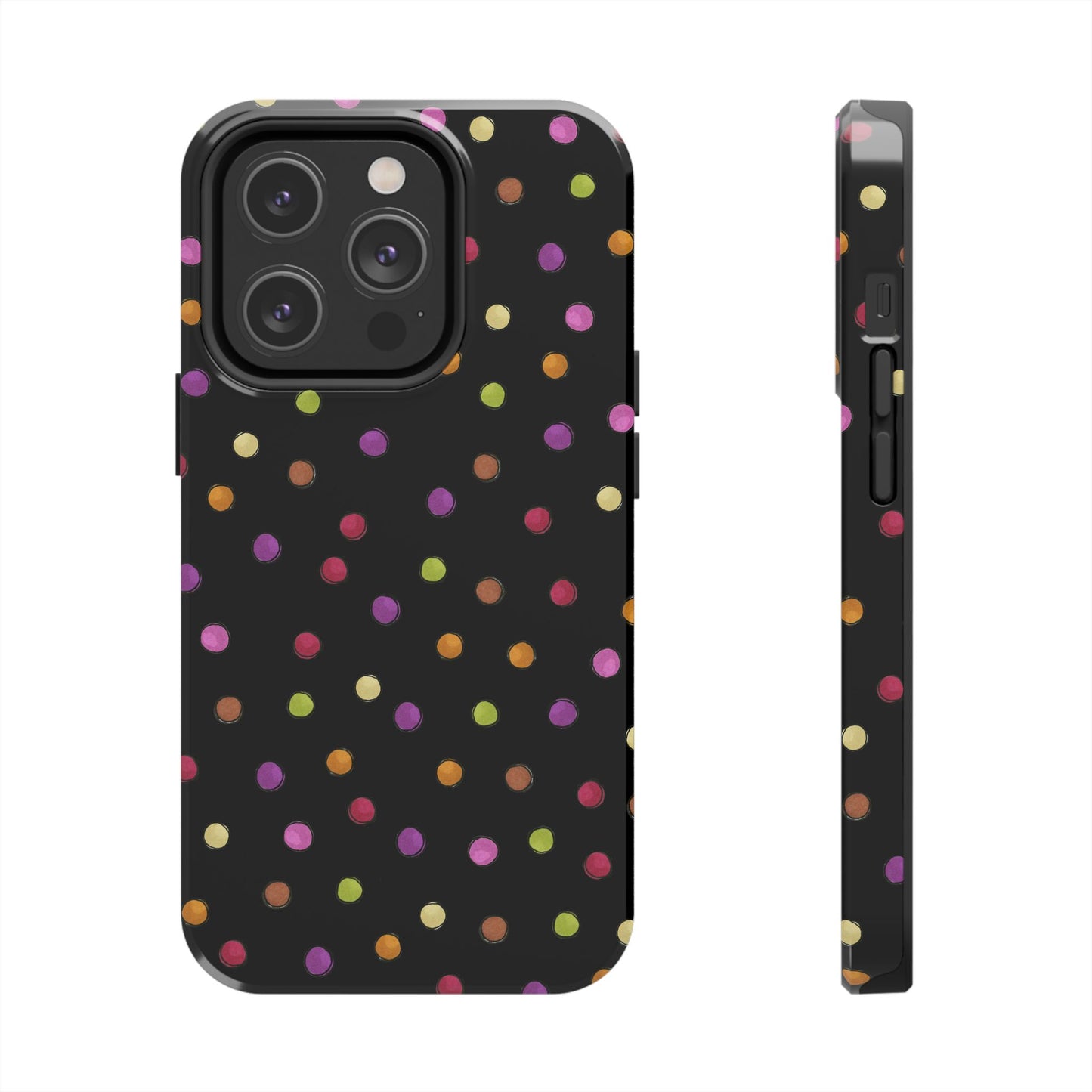 Tea Dot Black Phone Case