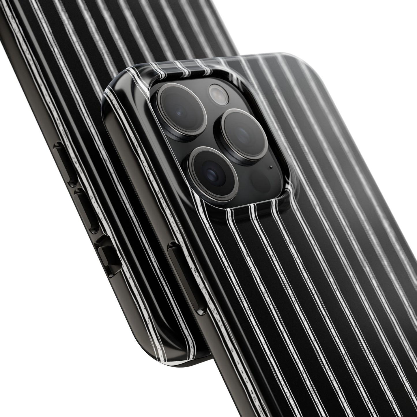 Napkin Stripe Black / White Phone Case