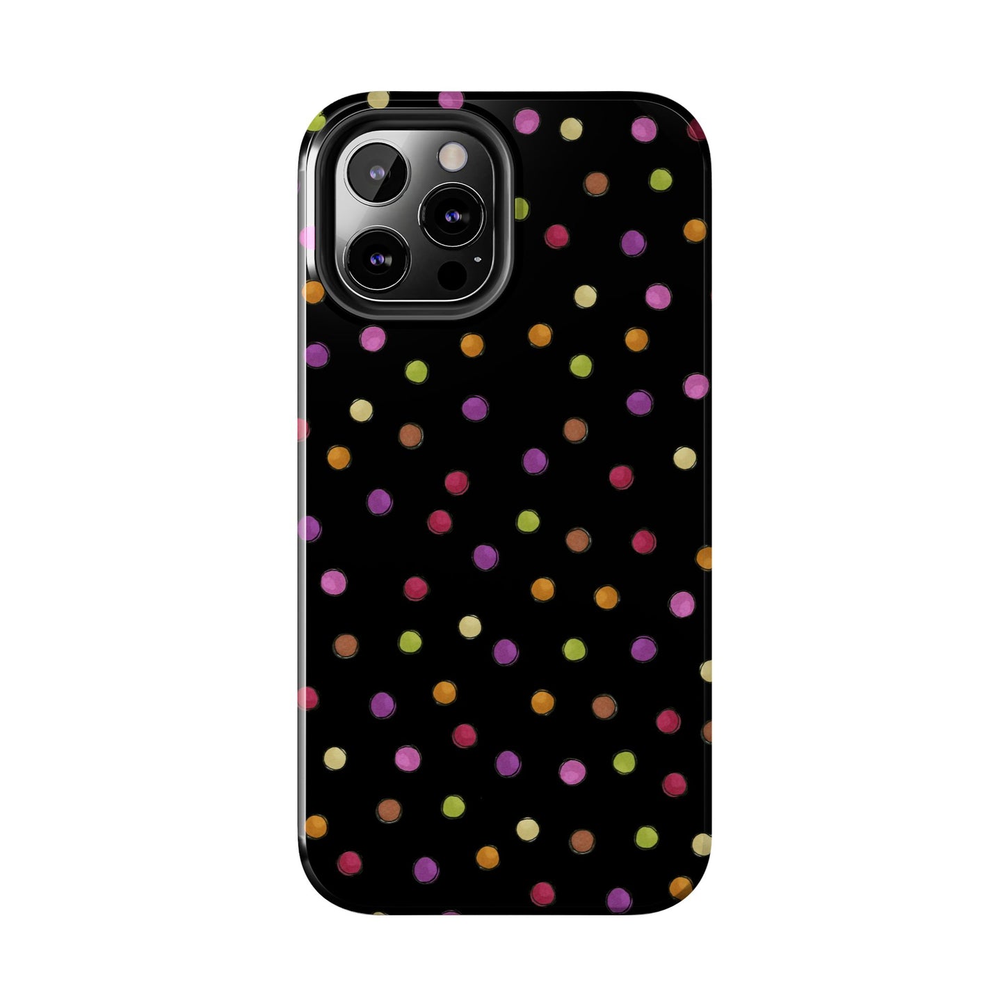 Tea Dot Black Phone Case