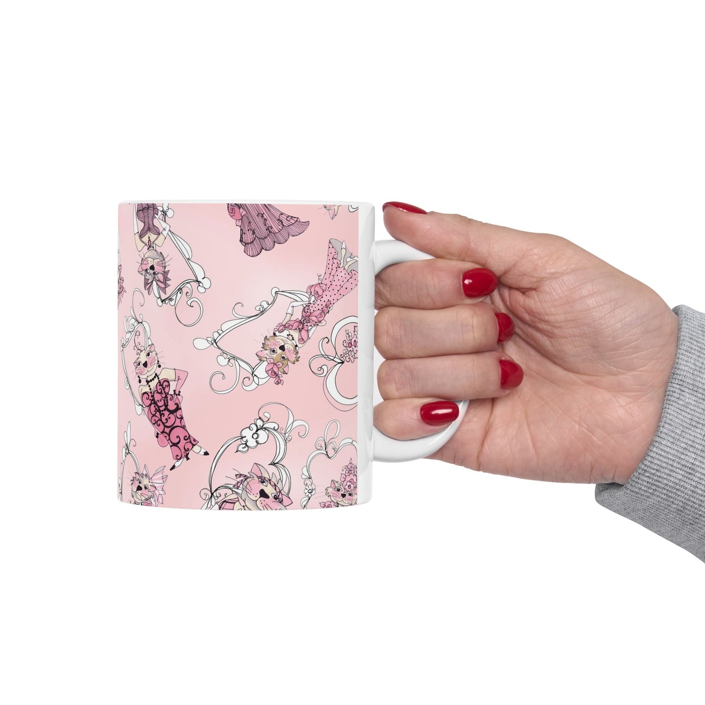 Lady Cats Tossed Cup